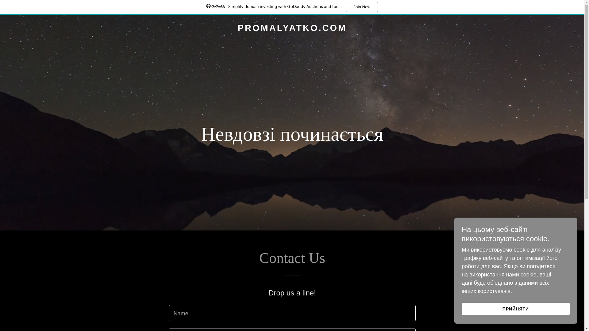 website screenshot of https://promalyatko.com/