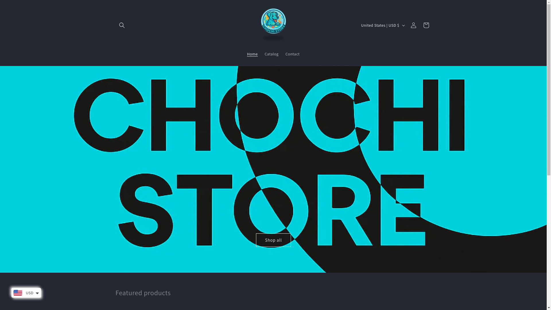 website screenshot of https://chochistore.com/
