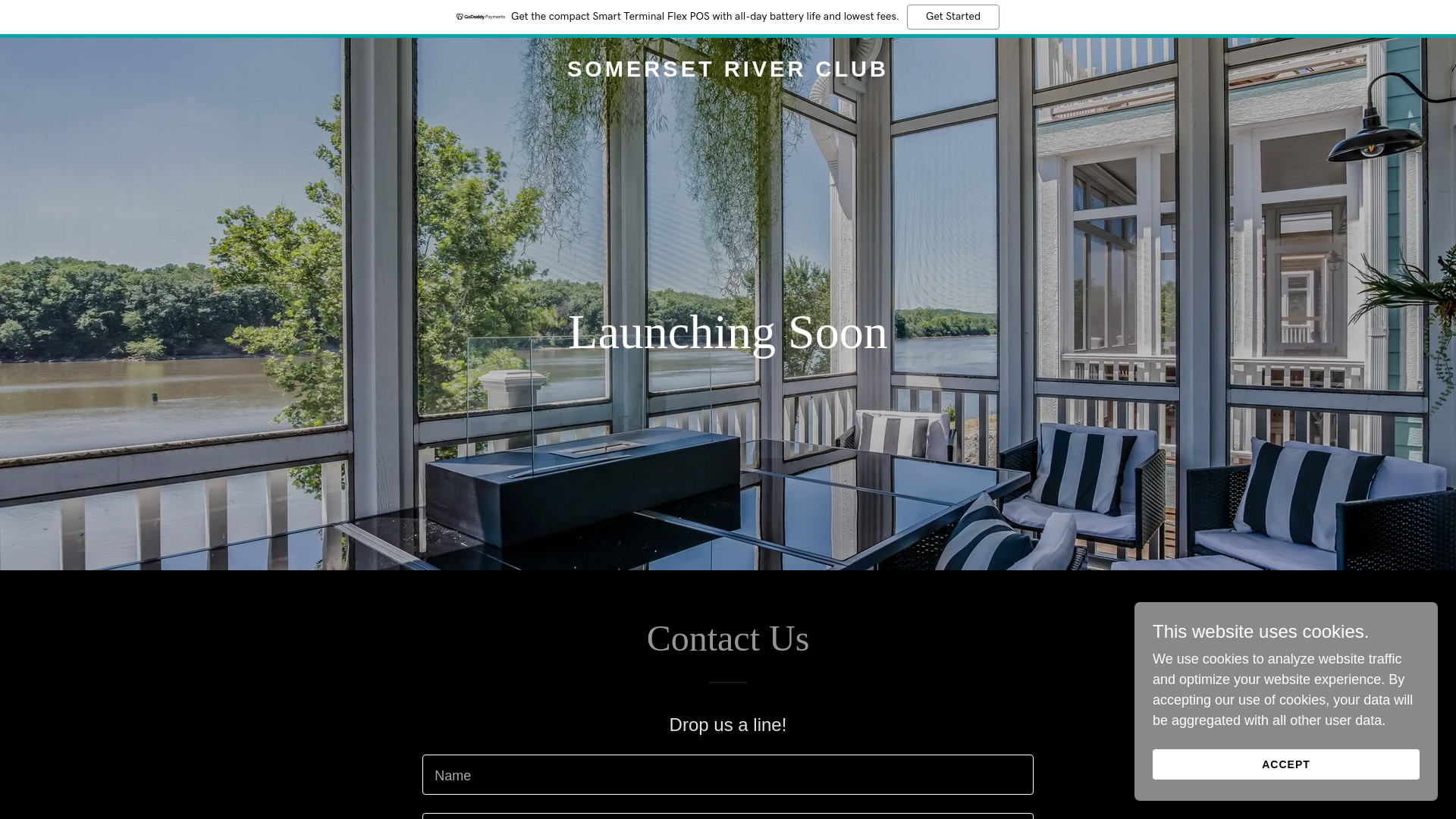 website screenshot of https://somersetriverclub.com