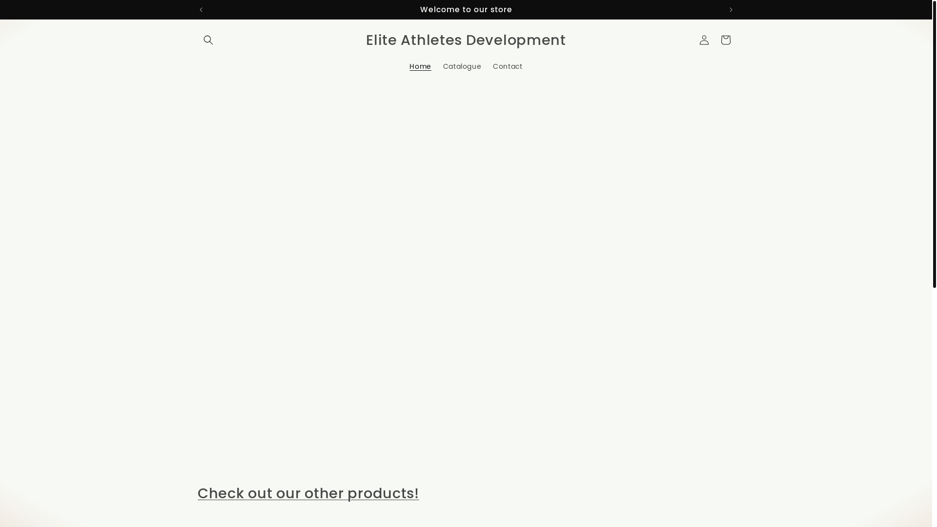 website screenshot of https://eliteathletesdevelopment.shop/