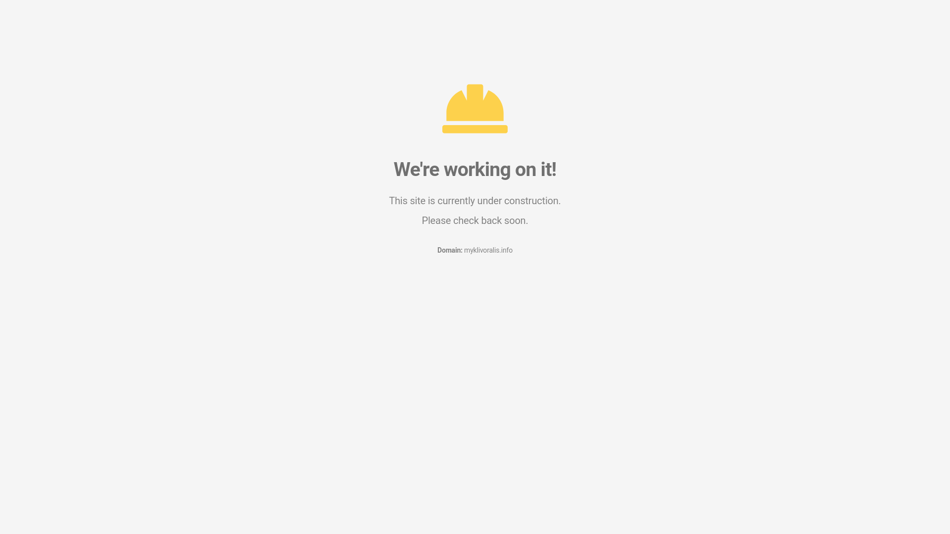 website screenshot of https://myklivoralis.info/