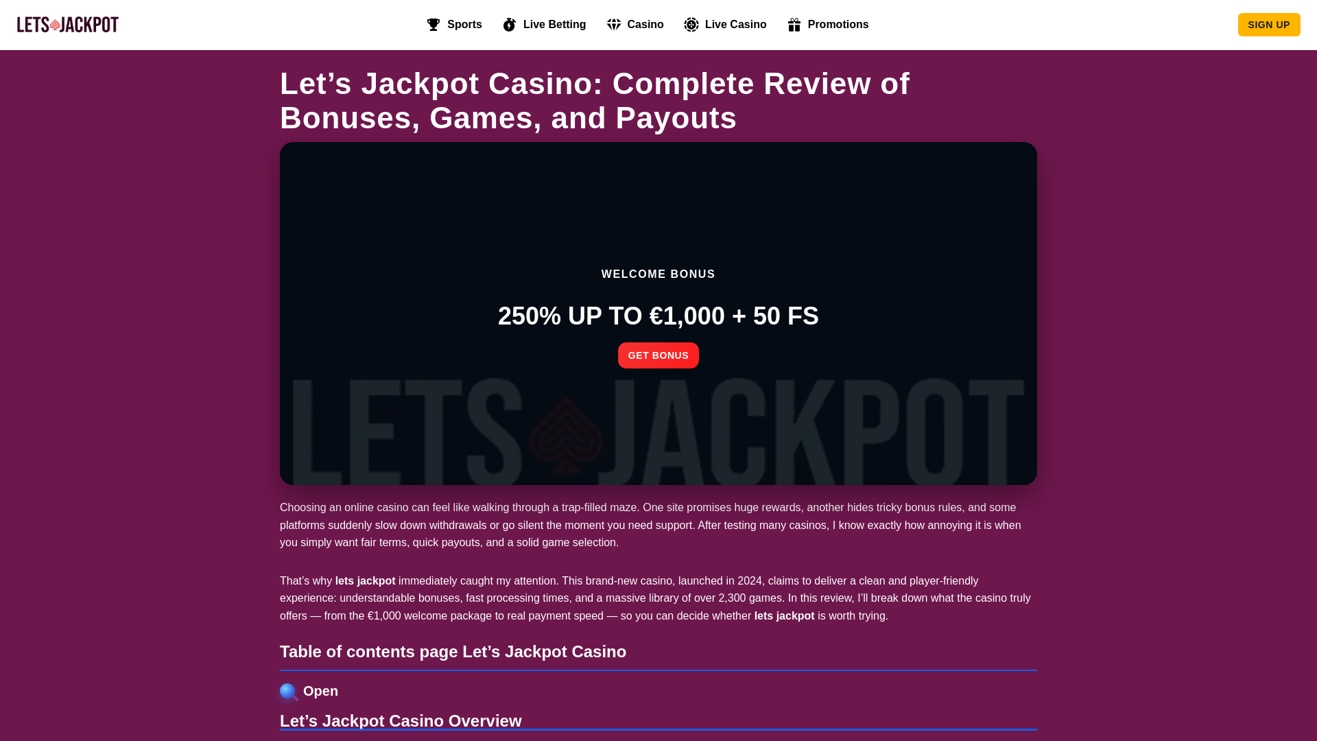 website screenshot of https://letsjackpotcasinouk-com.pages.dev/