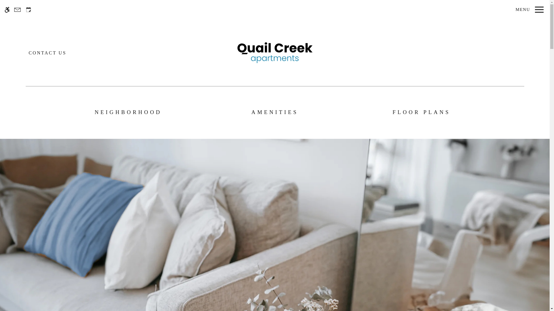 website screenshot of https://quailcreekapthomes.com/