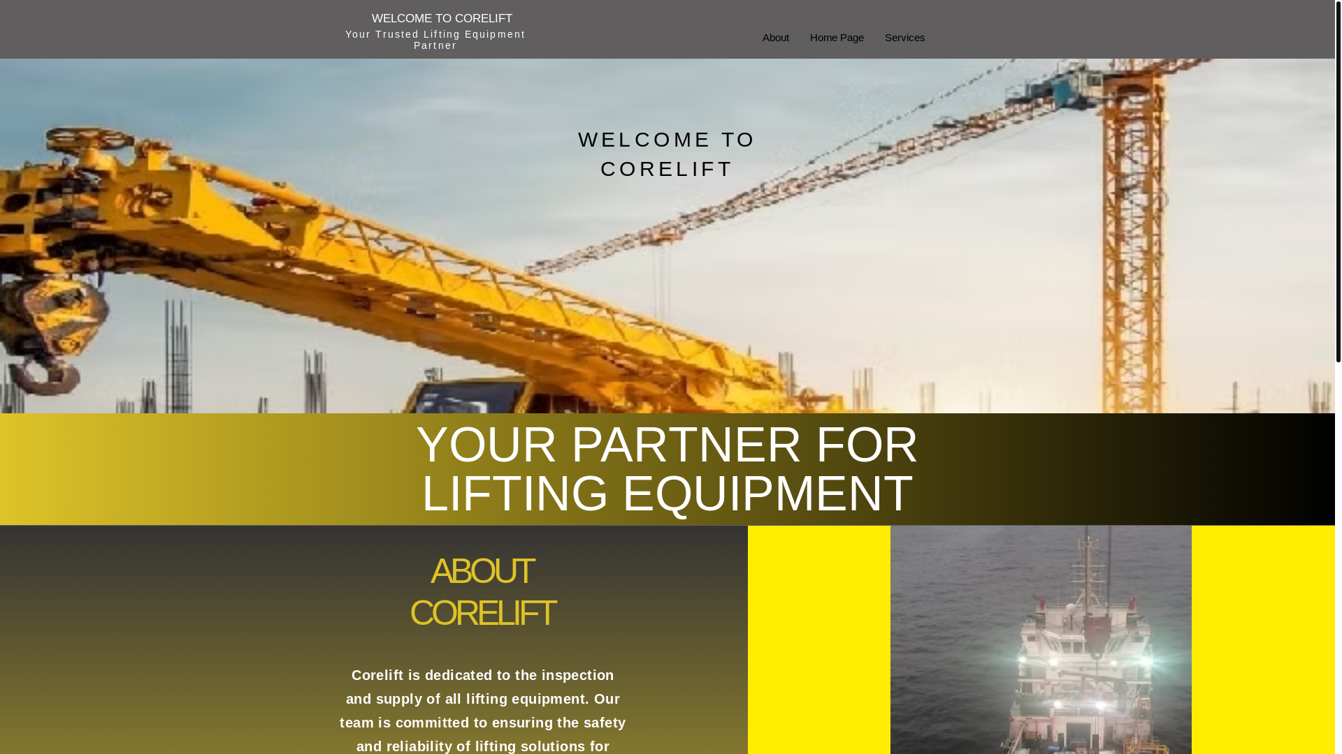 website screenshot of https://corelift.info/