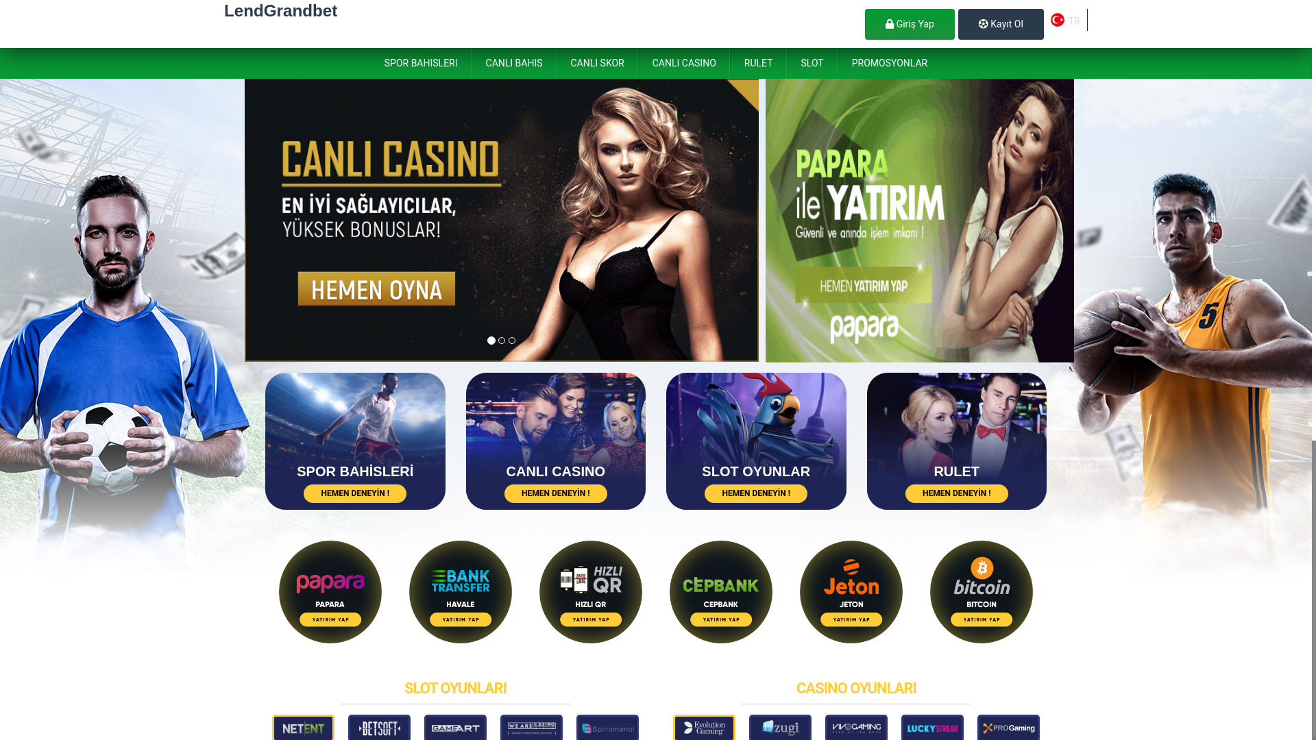 website screenshot of https://lendgrandbet111.com/