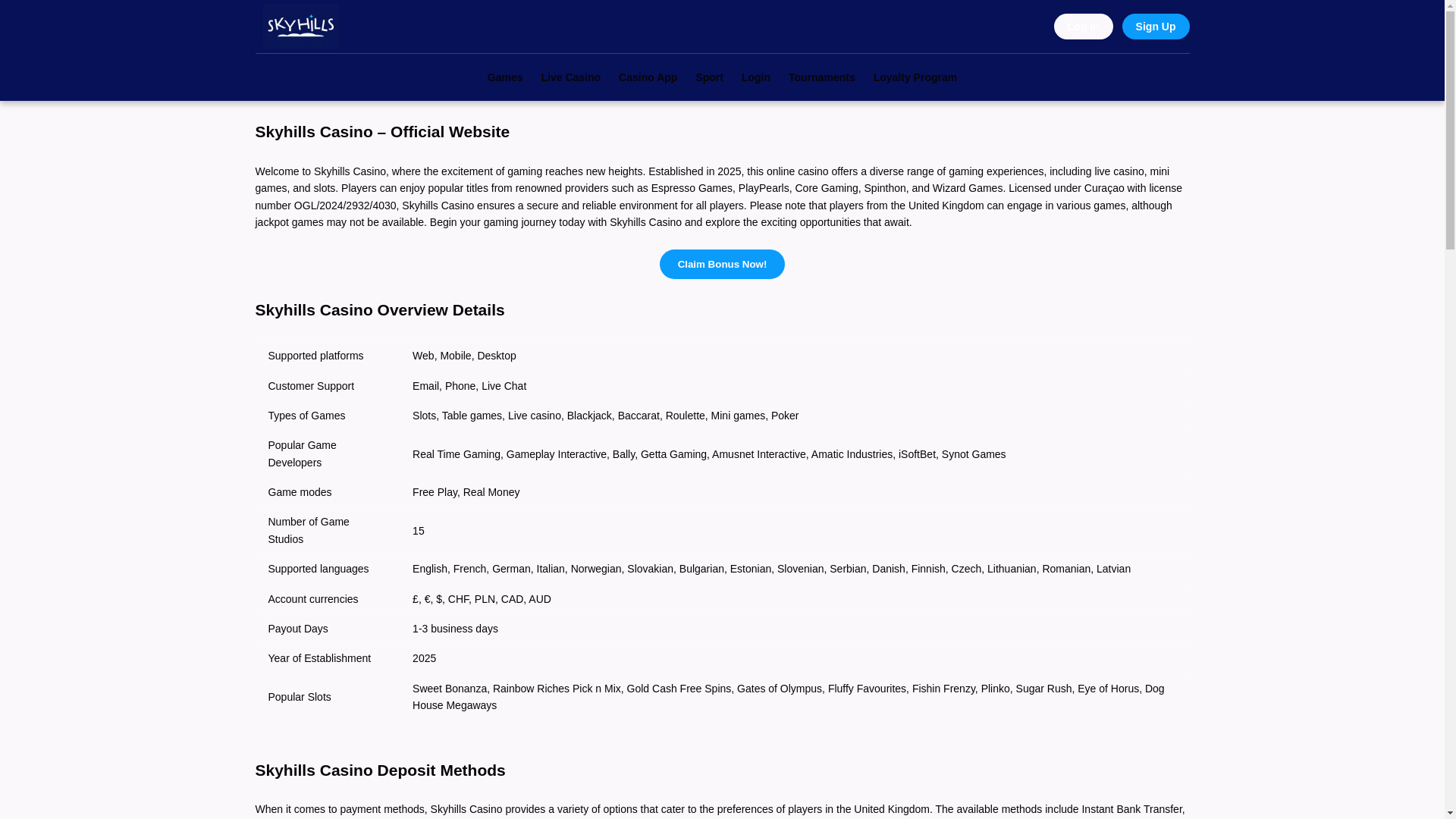 website screenshot of https://skyhillscasino-me-uk.pages.dev/