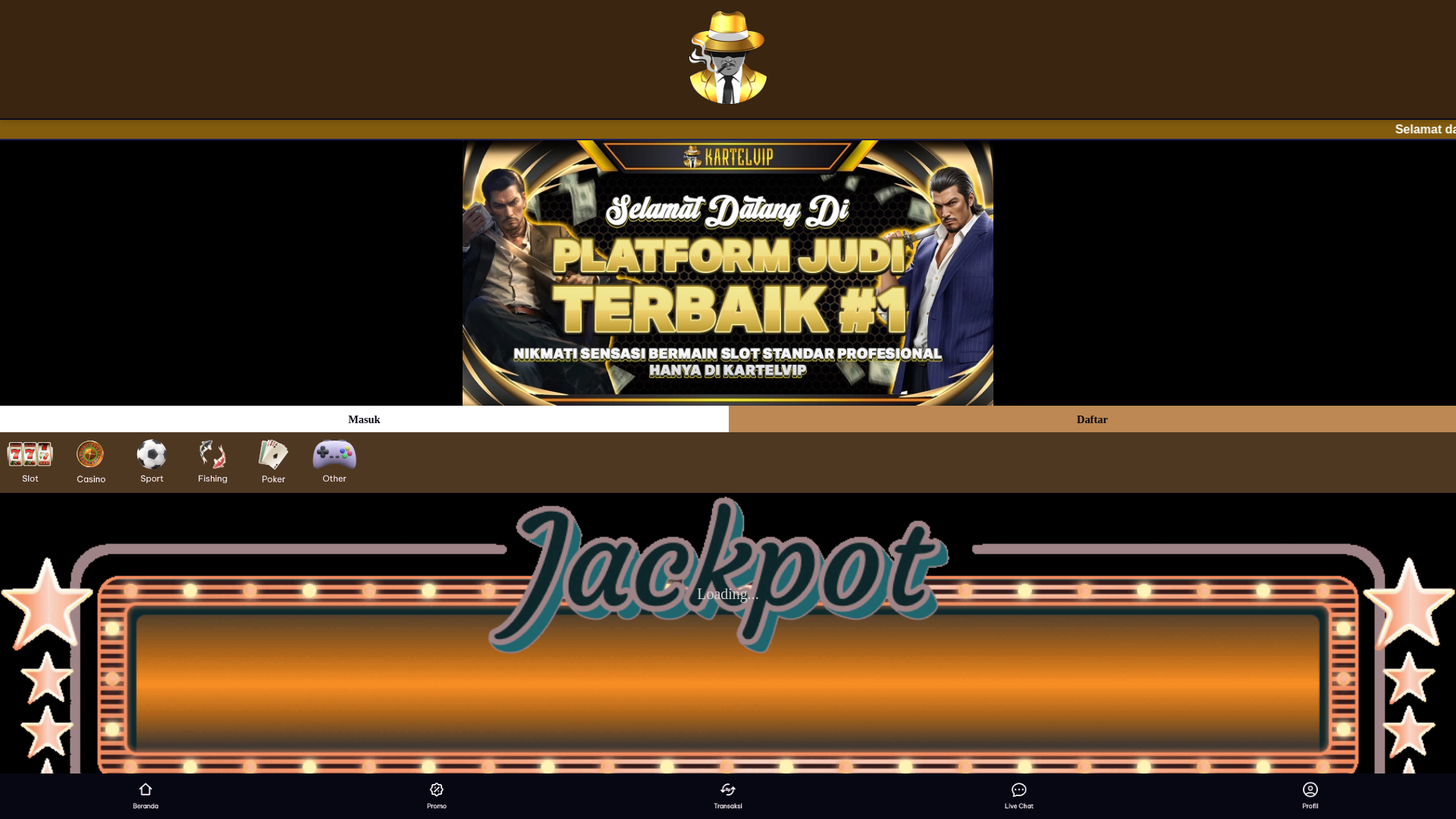 website screenshot of https://login-kartelvipamp-com.pages.dev/