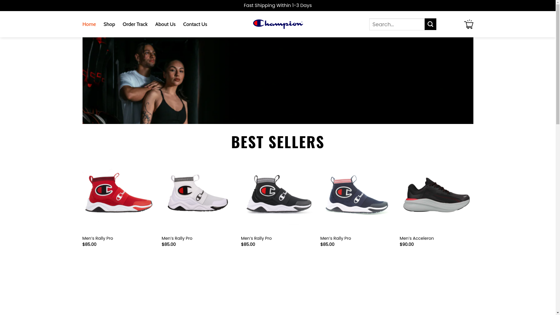 website screenshot of https://ourchampion.shop/