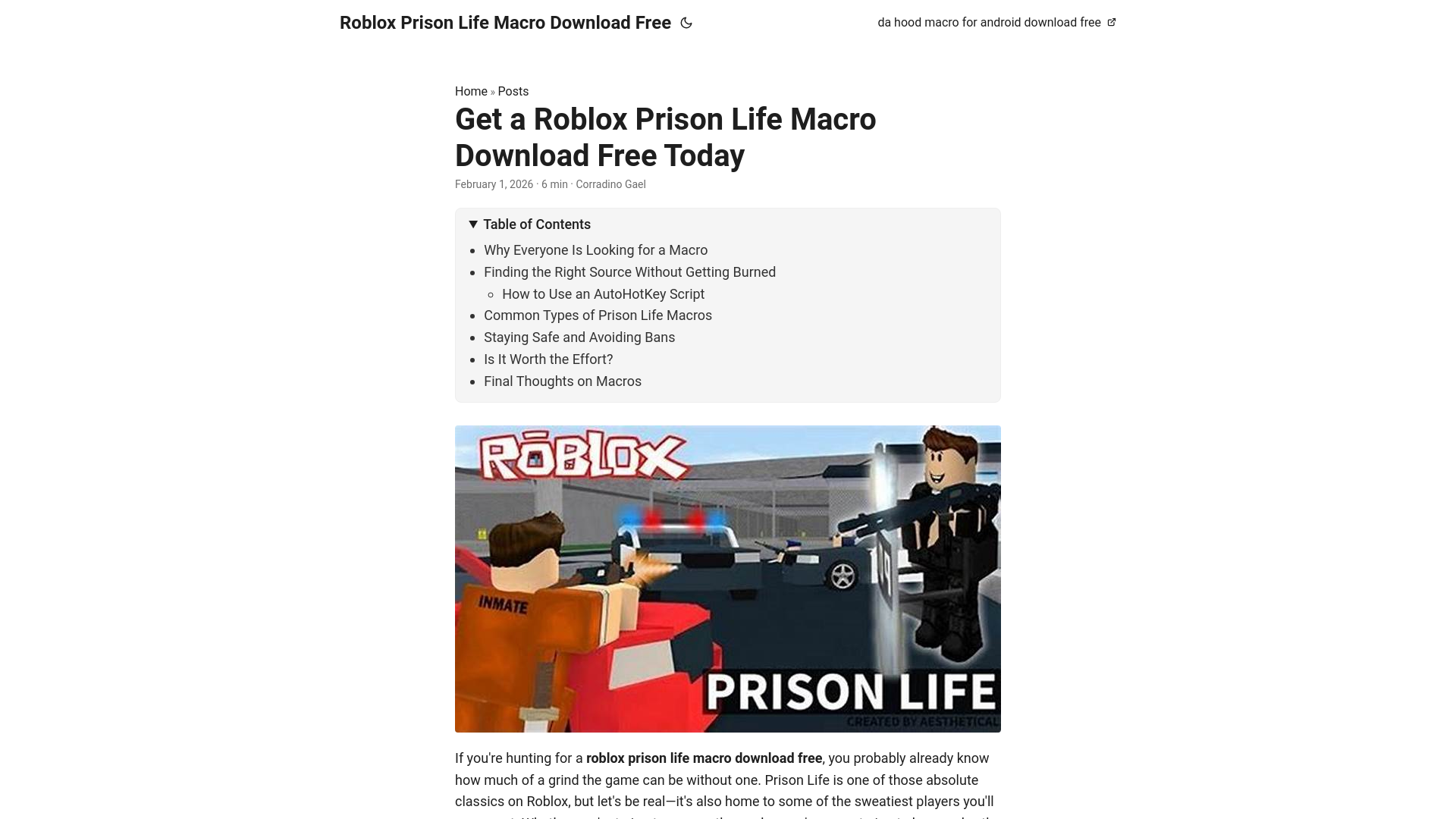 website screenshot of https://roblox-prison-life-macro-download-free.pages.dev/