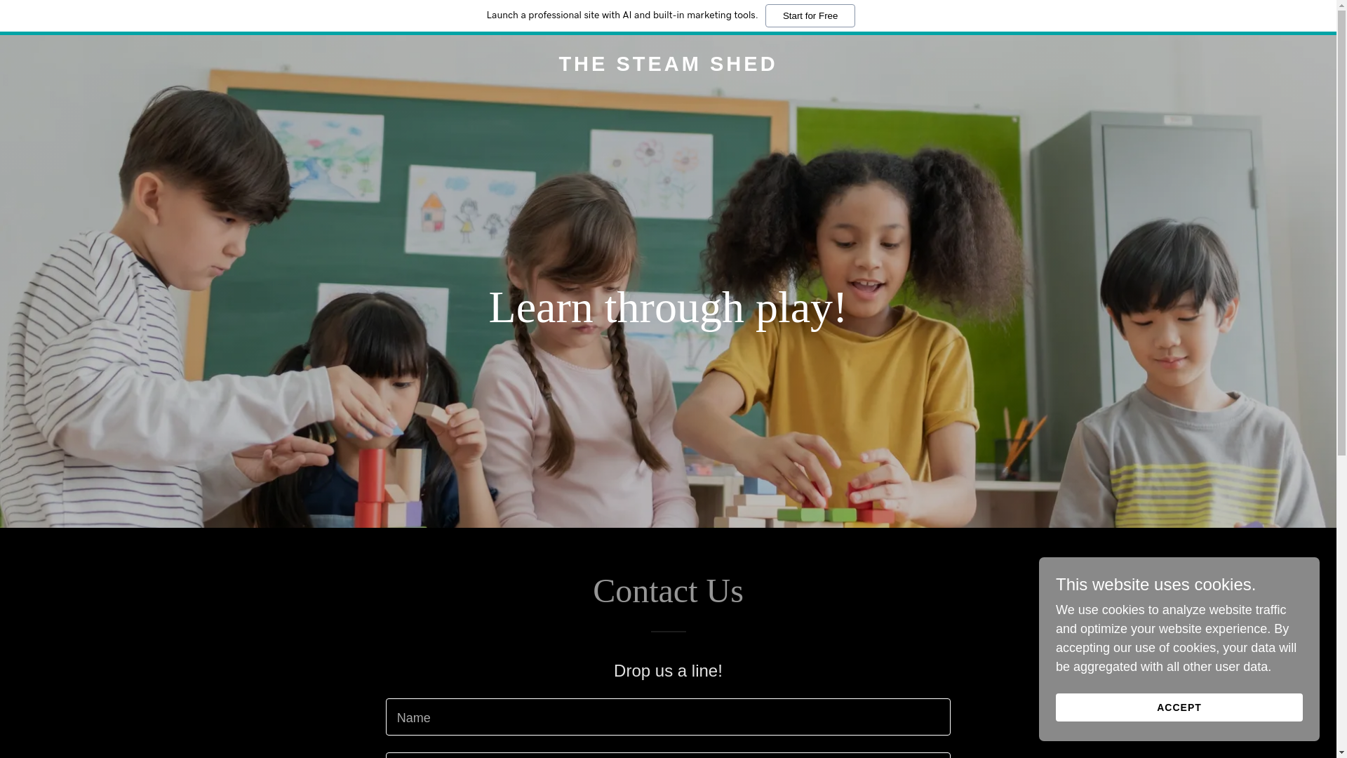 website screenshot of https://thesteamshed.com.au/