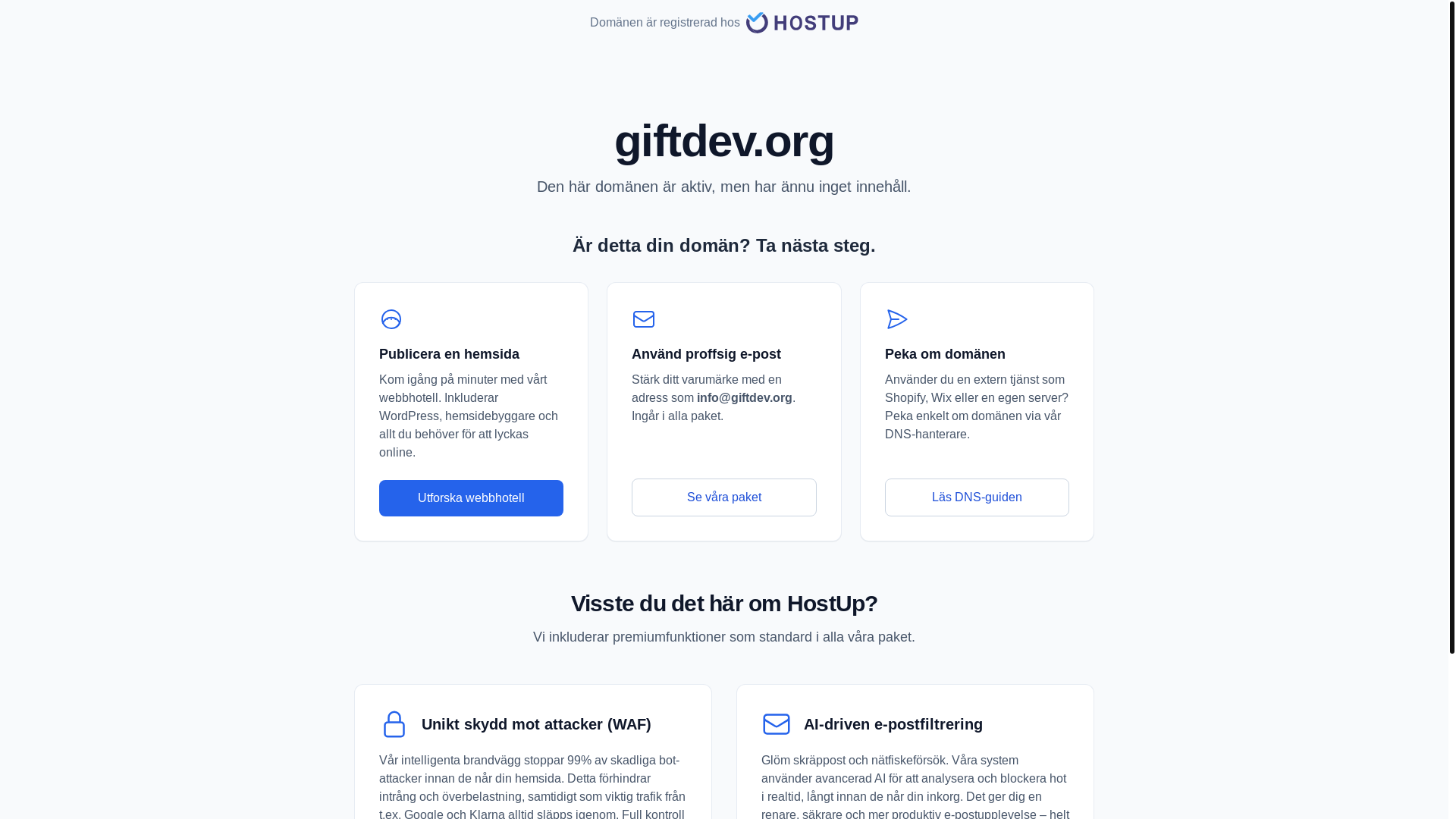 website screenshot of https://giftdev.org/