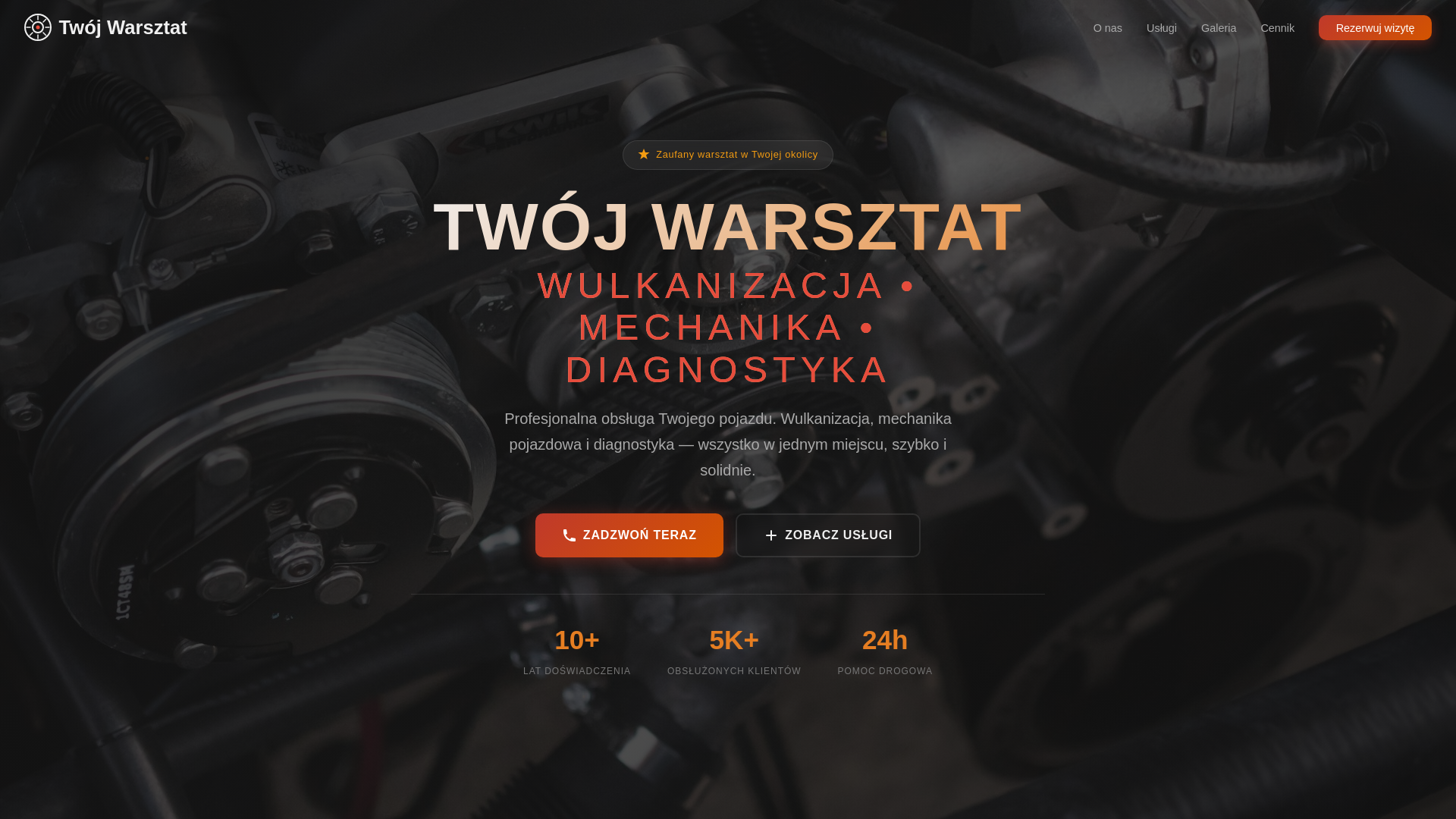 website screenshot of https://demo-warsztat.pages.dev/