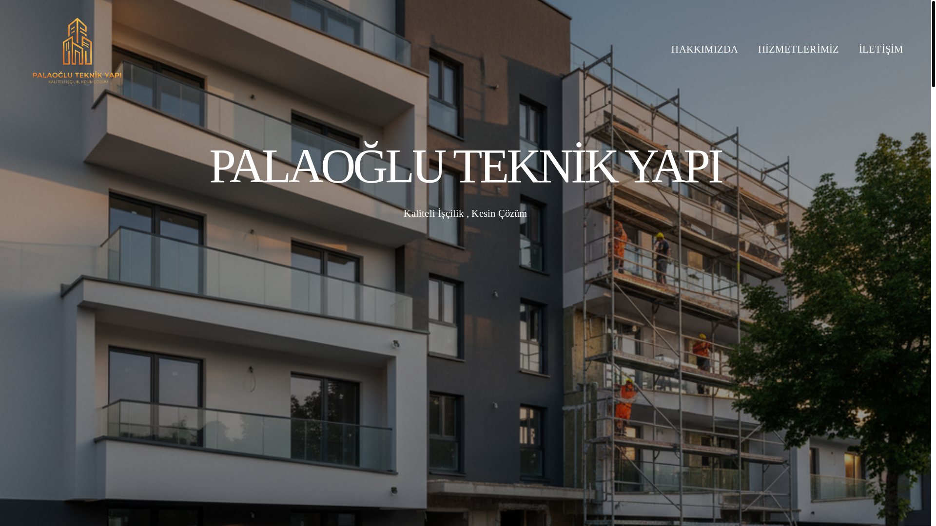 website screenshot of https://palaogluteknikyapi.com/