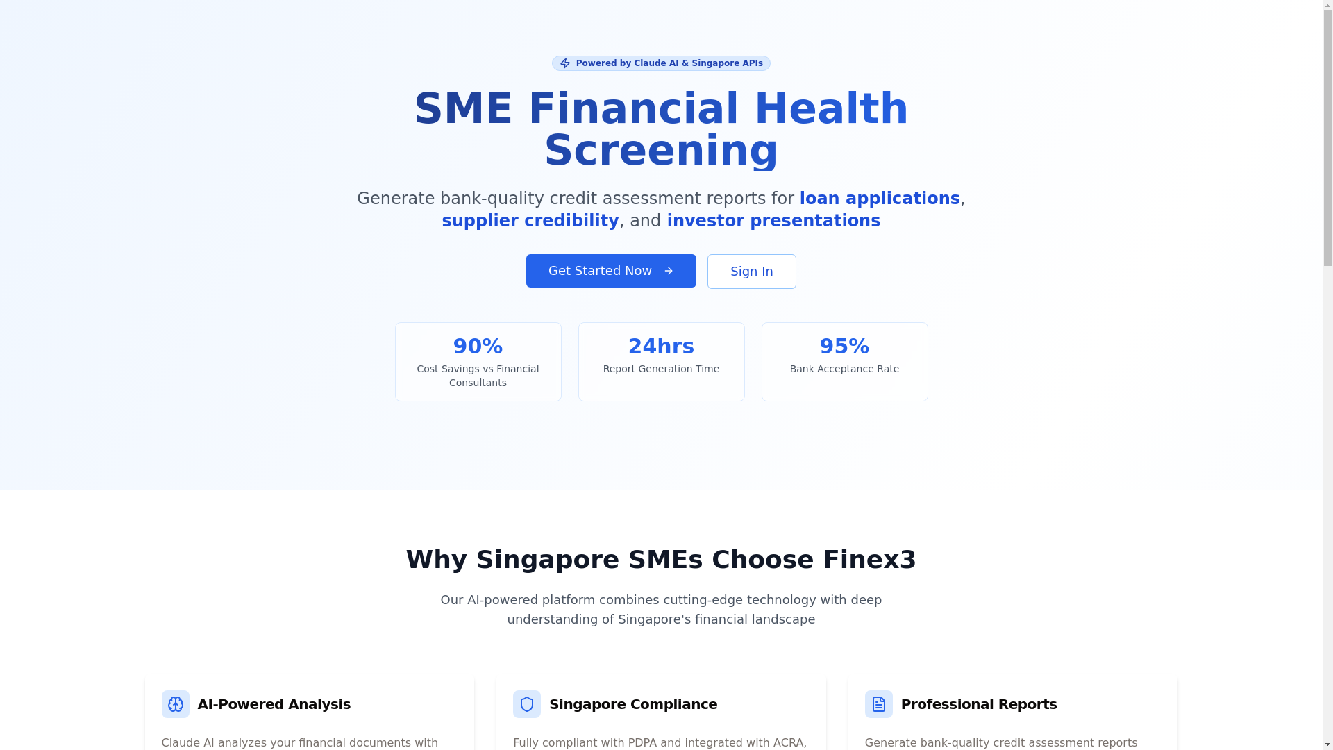 website screenshot of https://bizscreenpro.com/