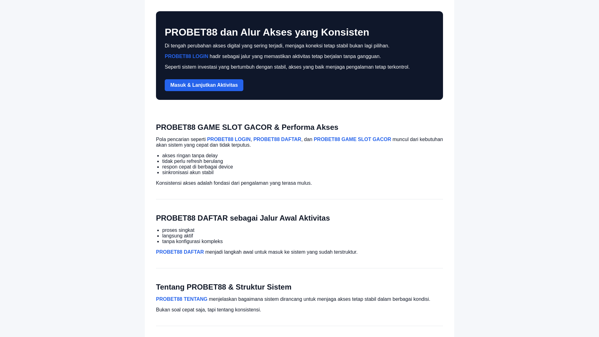 website screenshot of https://probet88-albassaminvestment.pages.dev/