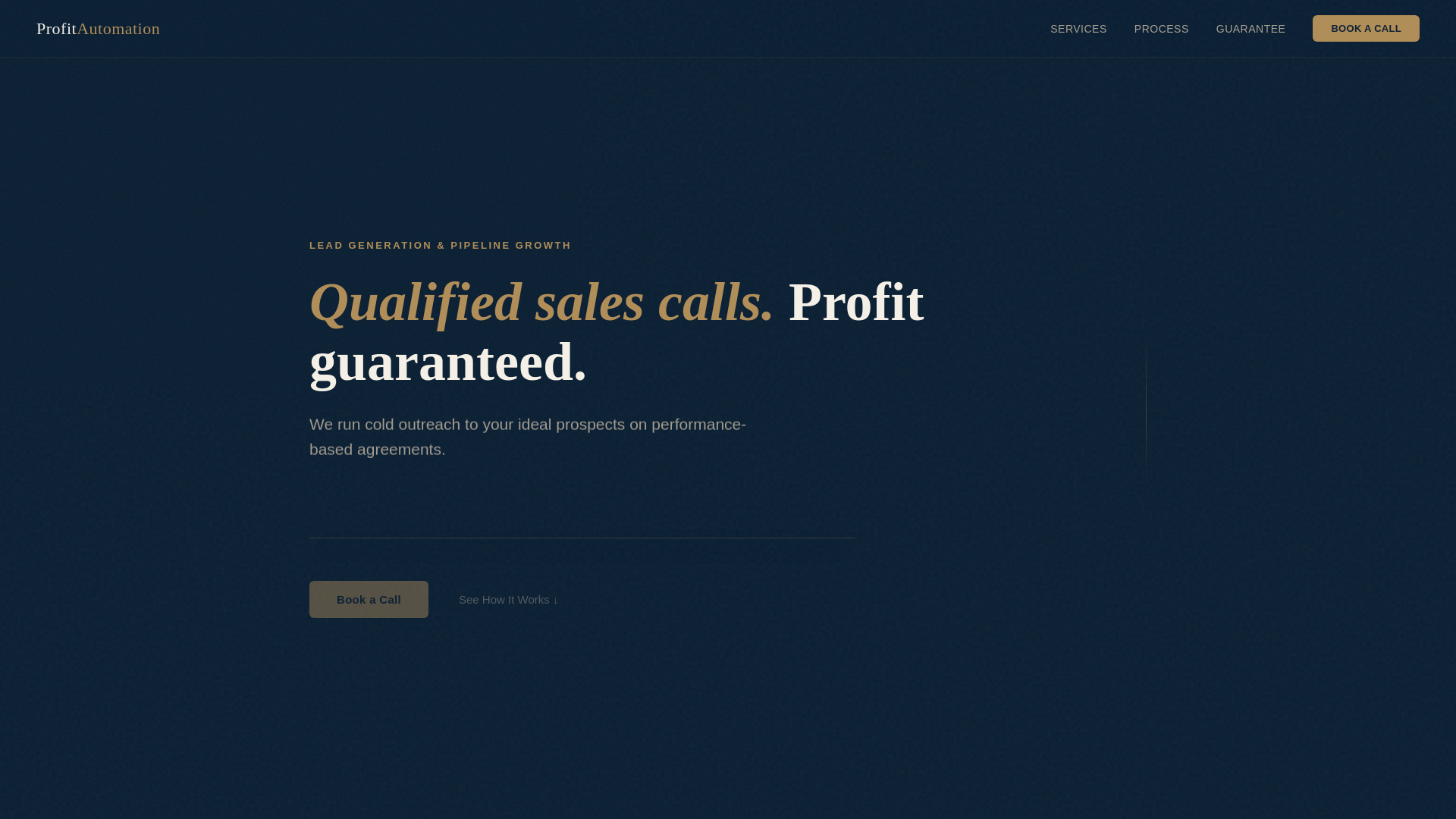 website screenshot of https://runprofitautomation.com/