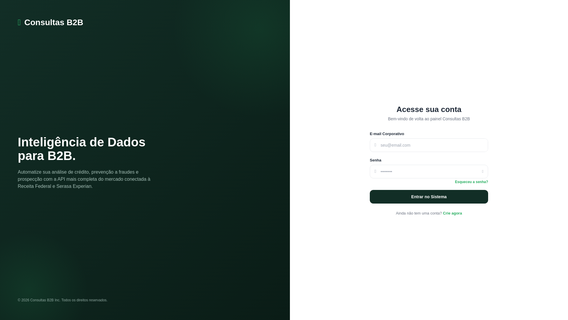 website screenshot of https://consultasb2b.online/