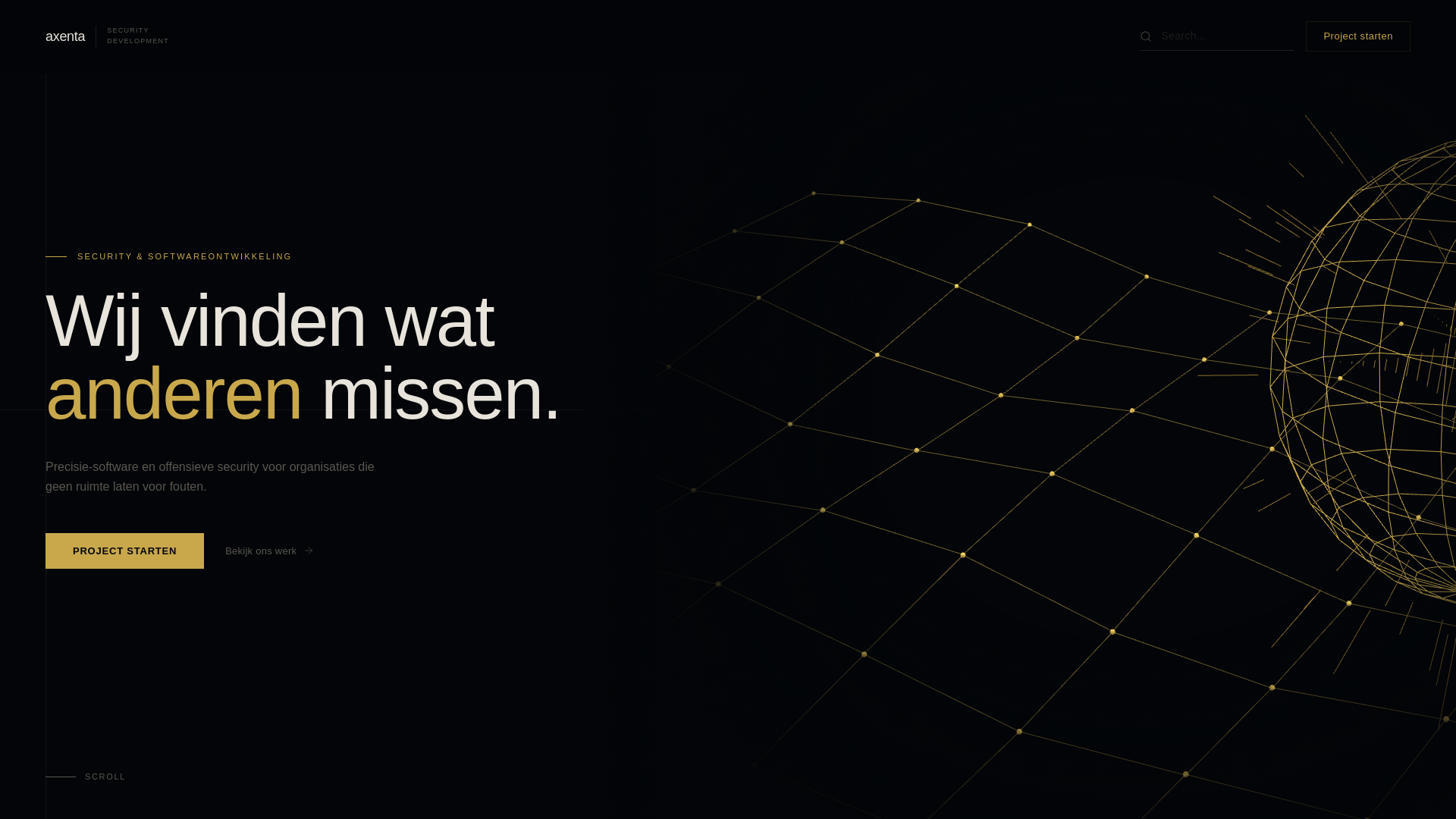 website screenshot of https://axenta.dev