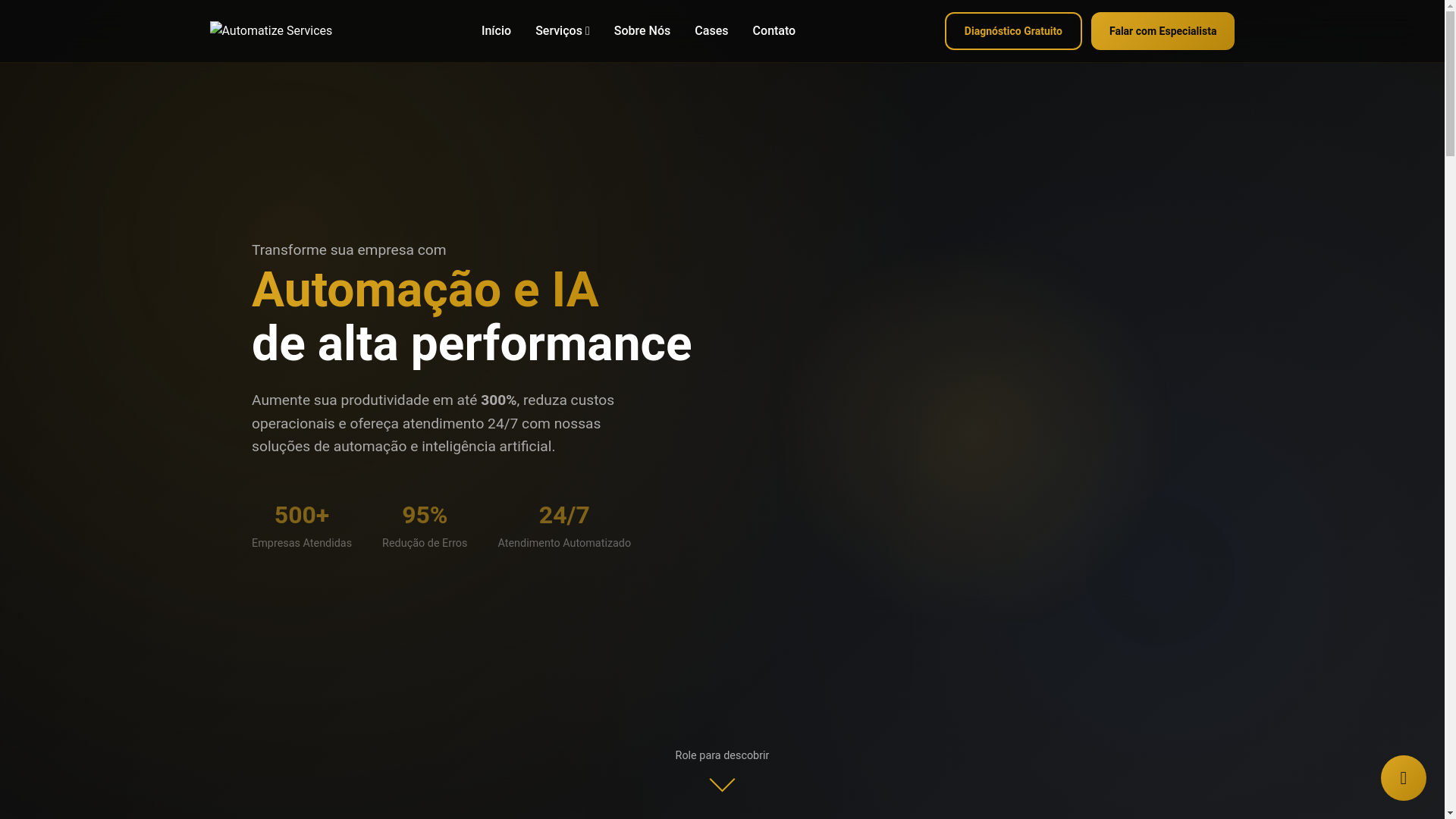 website screenshot of https://site-automatizeservices.pages.dev/