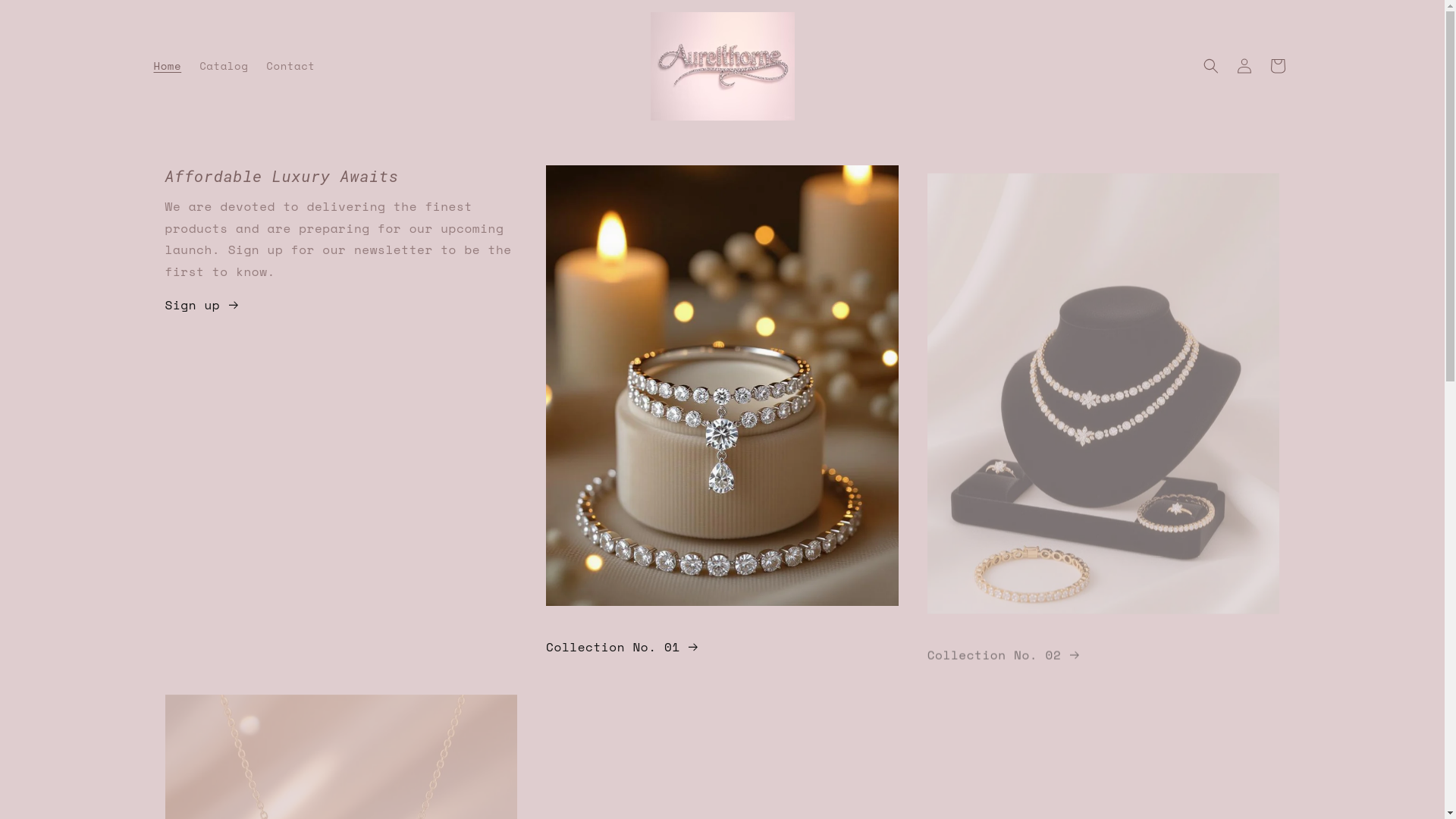 website screenshot of https://aurelthorne.ca/
