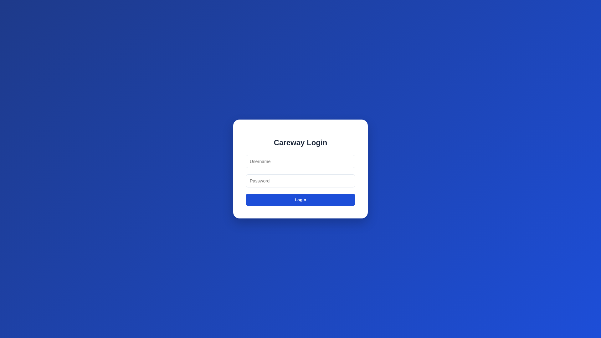 website screenshot of https://carewaystock.online/
