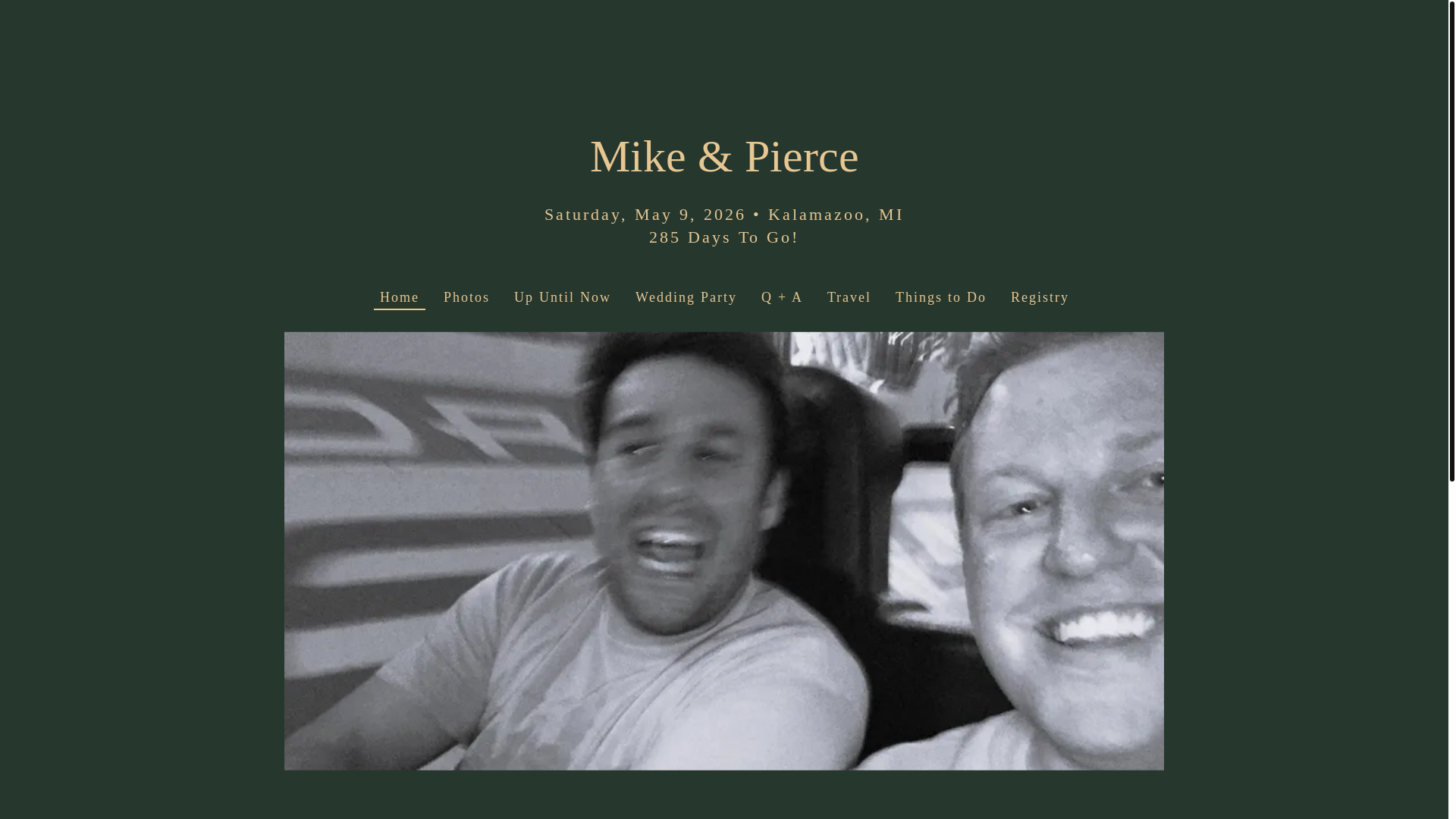 website screenshot of https://mikeandpierce.com/