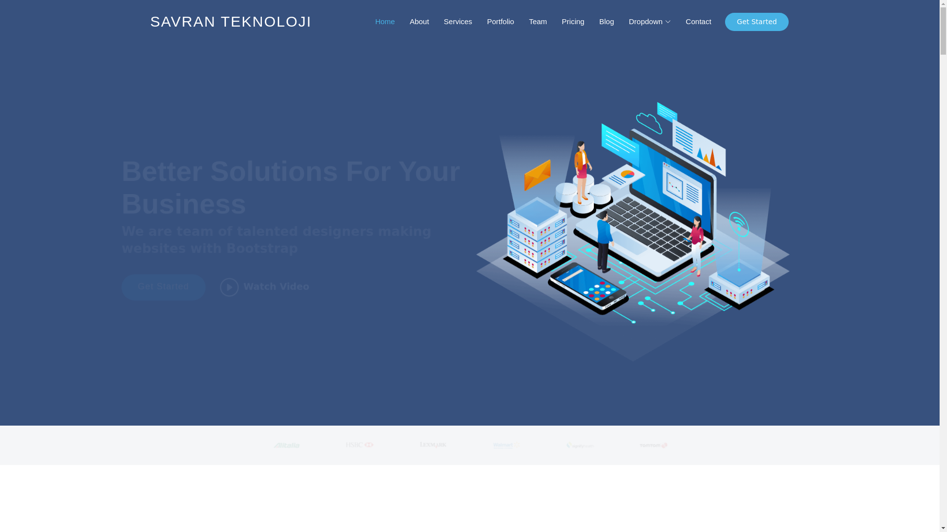 website screenshot of https://savrantek.com.tr/
