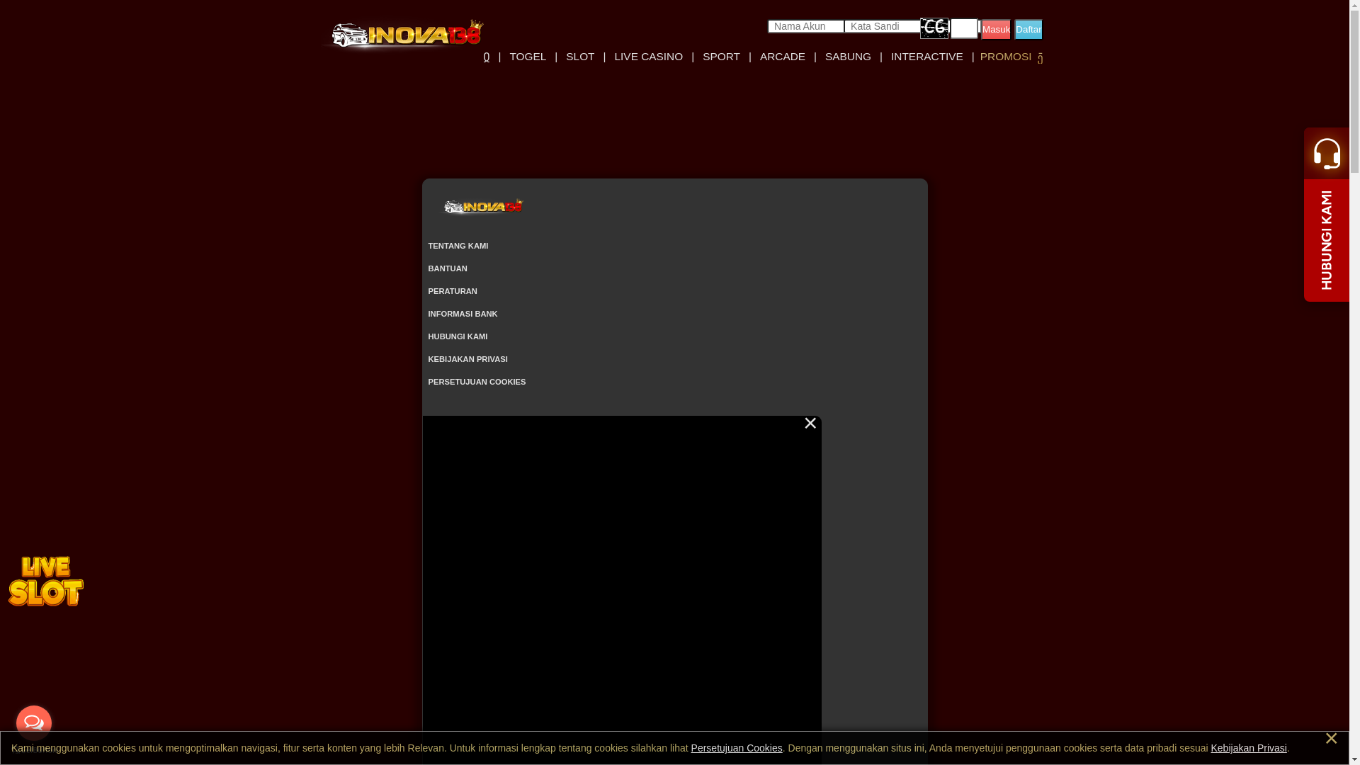website screenshot of https://inova138panda.com/
