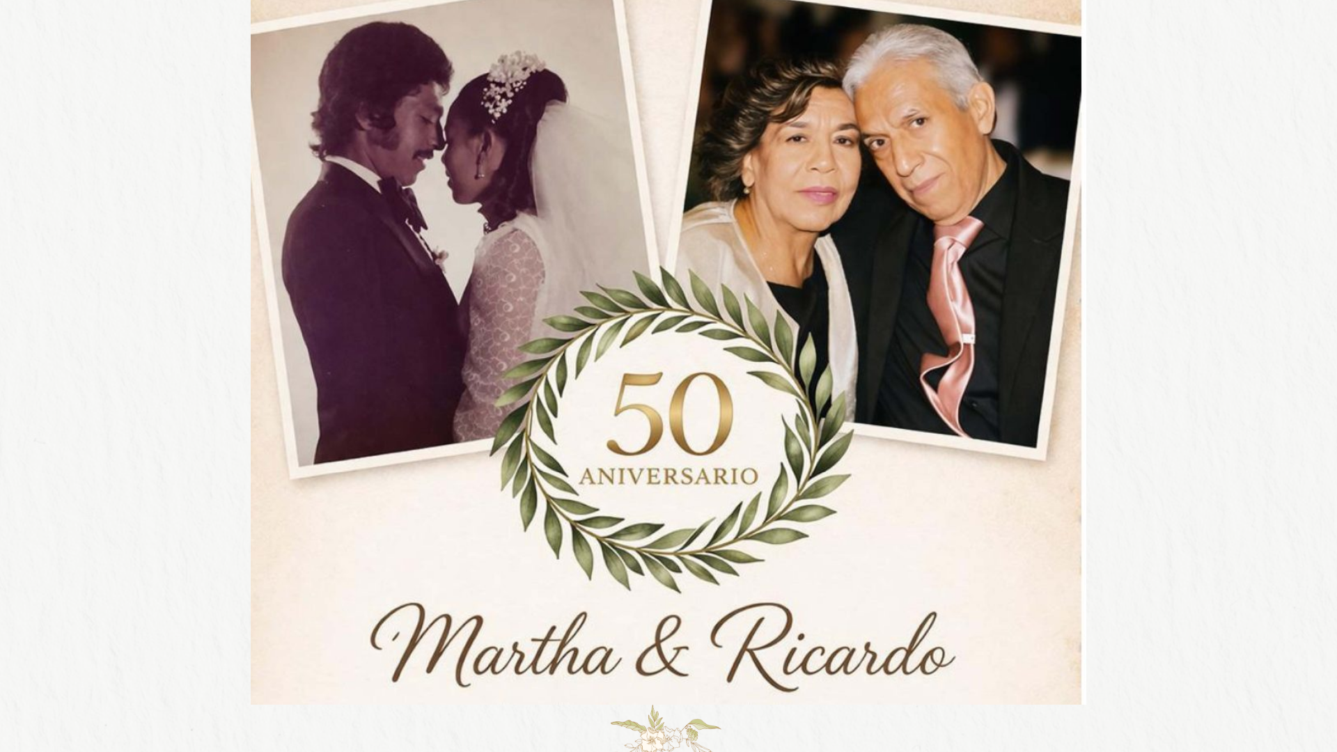 website screenshot of https://marthayricardo.com/