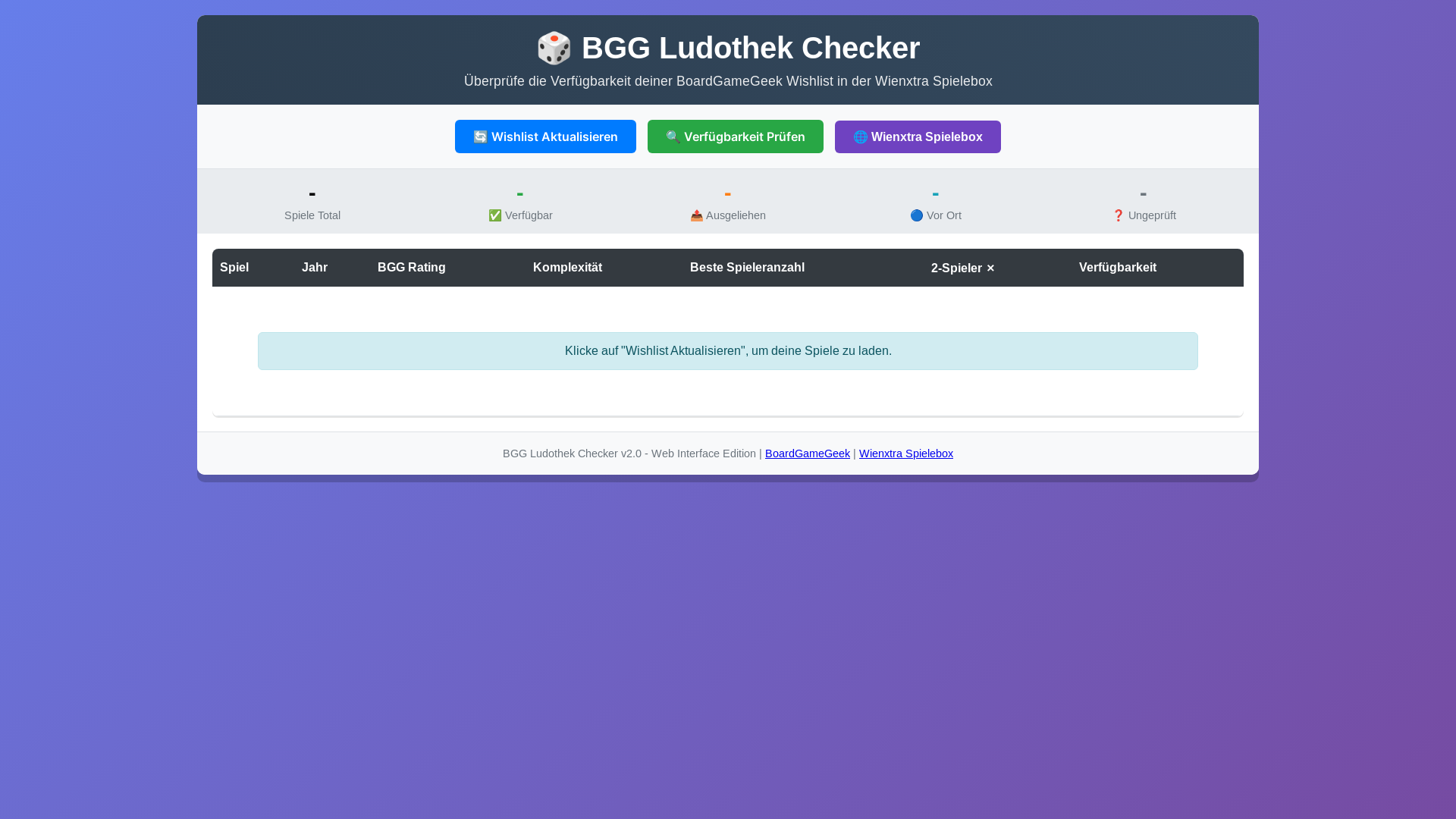 website screenshot of https://bgg-checker-staging.pages.dev/