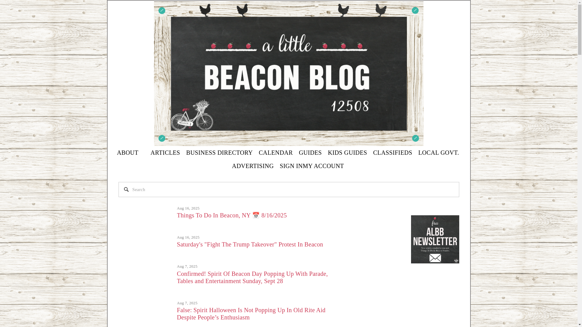 website screenshot of https://beaconblog.org/