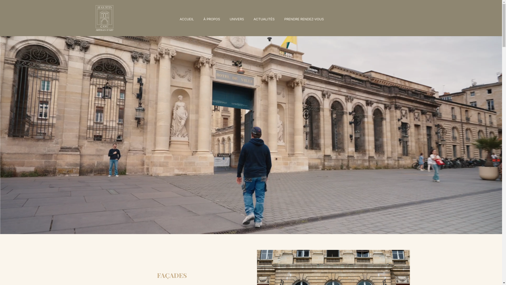 website screenshot of https://augustincanu.com/