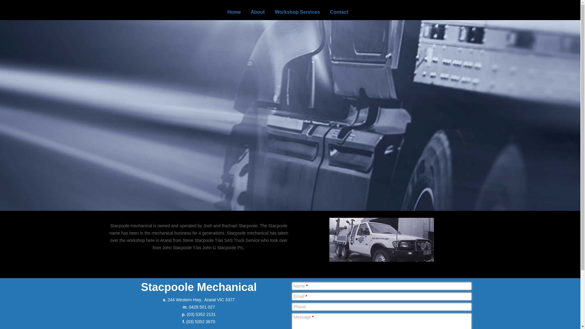 website screenshot of https://stacpoolemechanical.online/