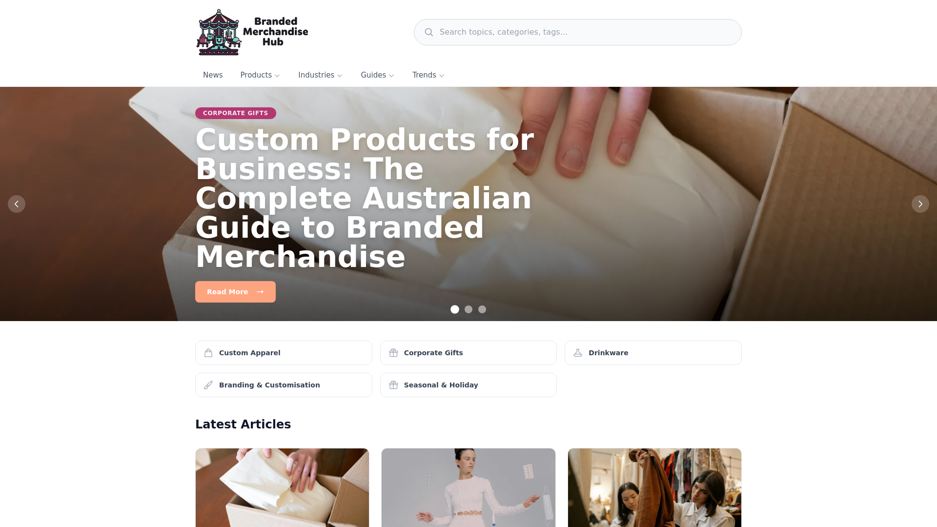 website screenshot of https://branded-merchandise-australia-com-au.pages.dev/