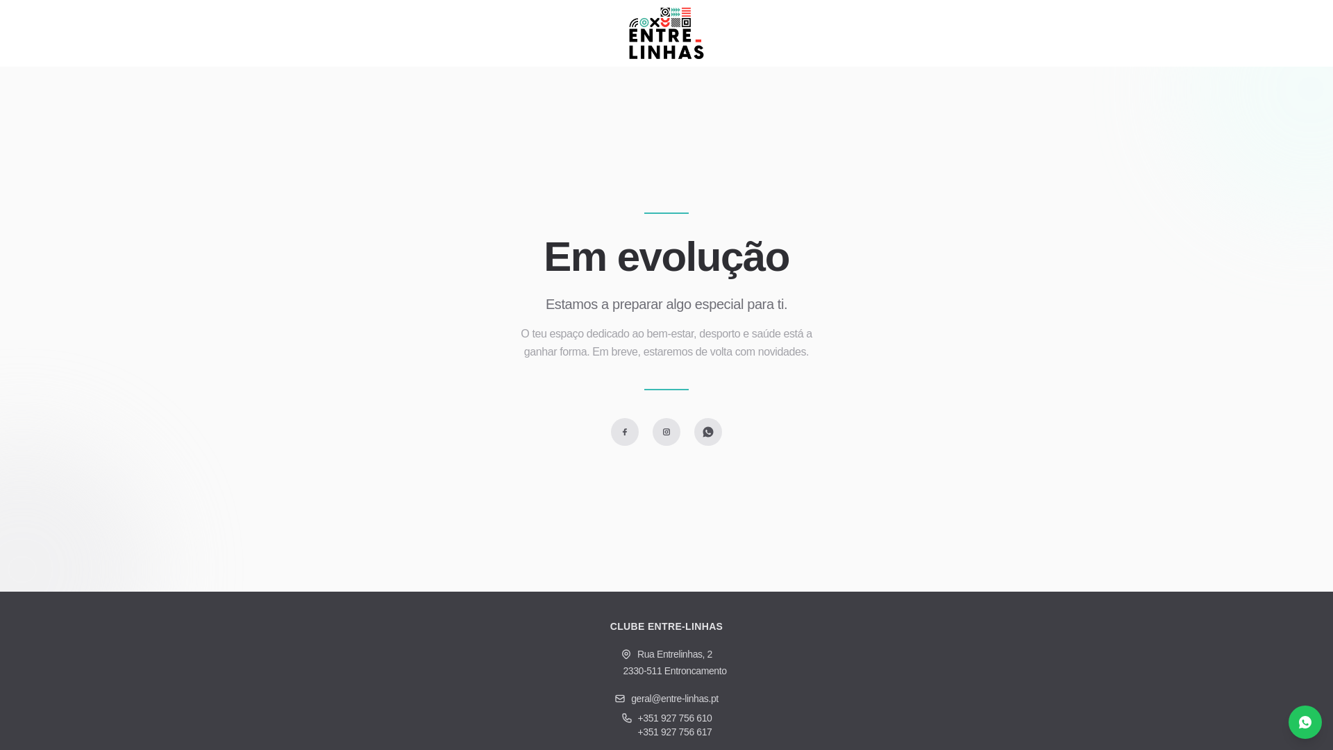 website screenshot of https://entre-linhas.pages.dev/