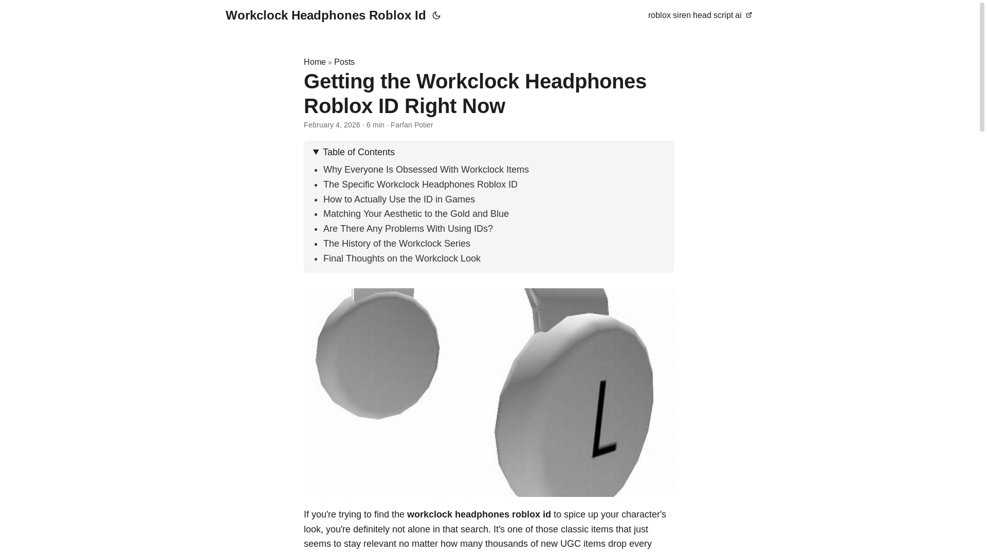 website screenshot of https://workclock-headphones-roblox-id.pages.dev/