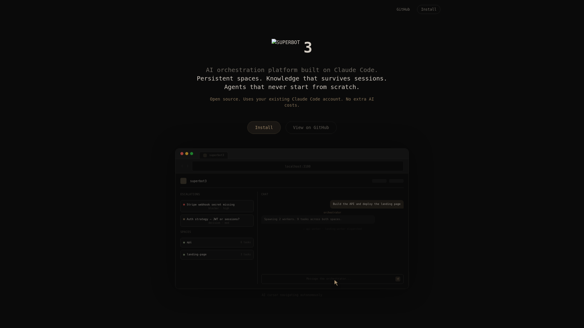website screenshot of https://superbot3-landing.pages.dev/