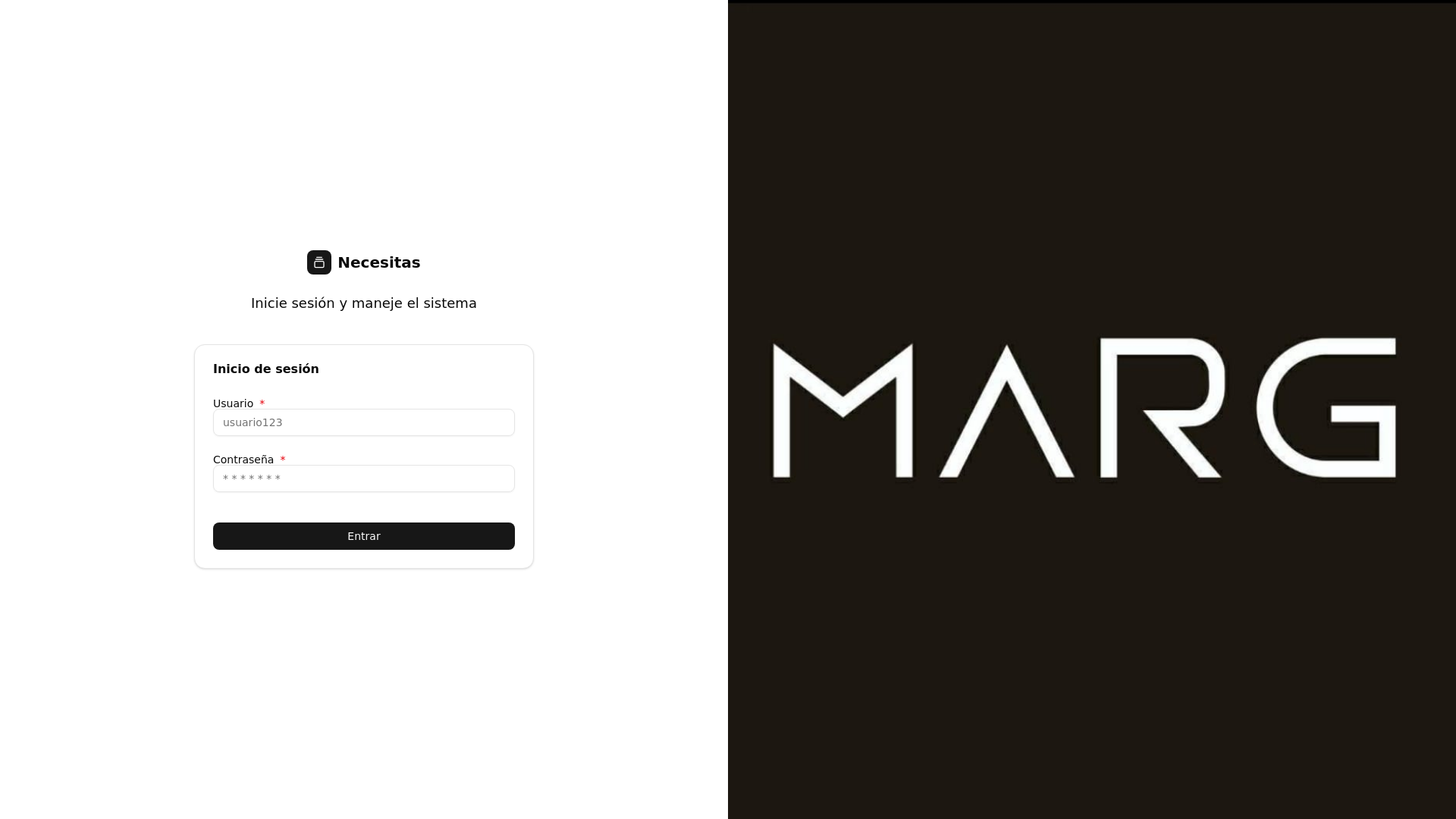 website screenshot of https://necesitas.pages.dev/