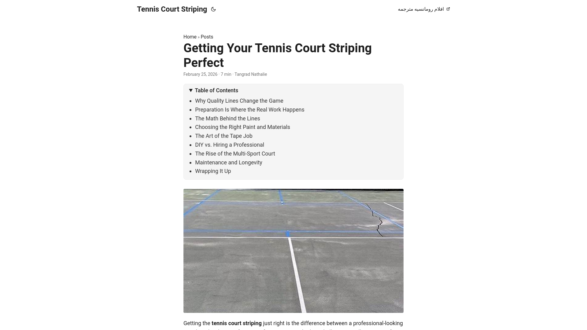 website screenshot of https://tennis-court-striping.pages.dev/