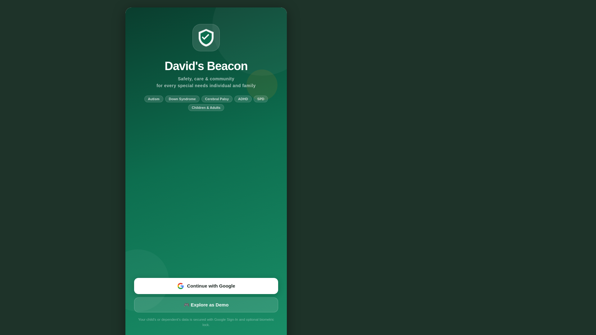 website screenshot of https://davids-beacon.pages.dev/
