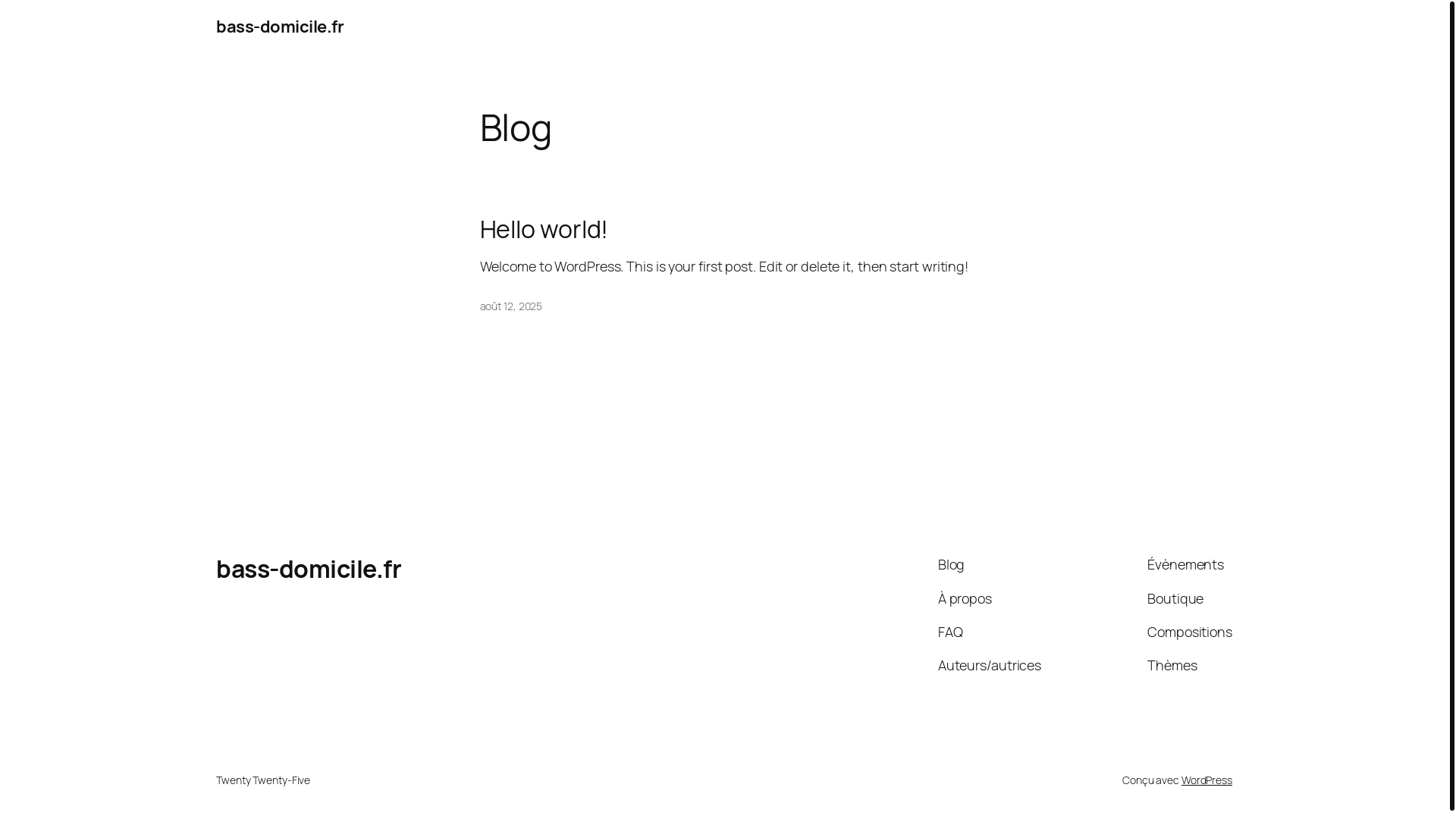 website screenshot of https://bass-domicile.fr/