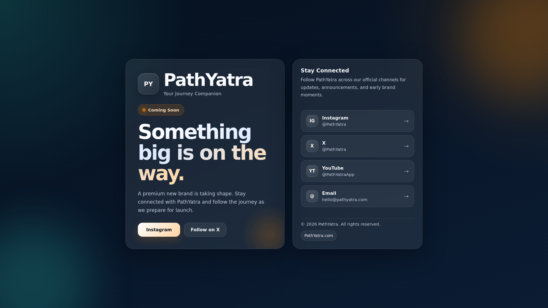 website screenshot of https://pathyatra.com/