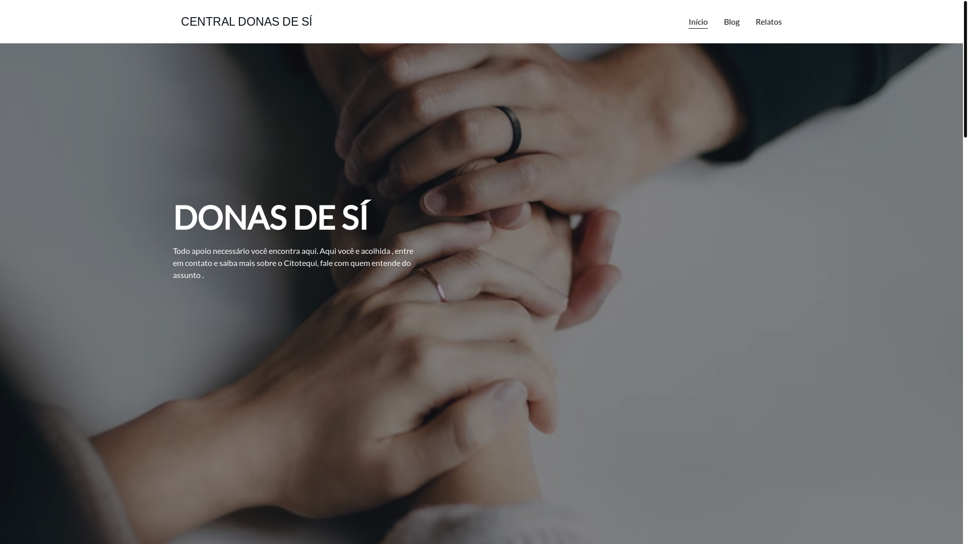 website screenshot of https://centraldonasdesi.site/