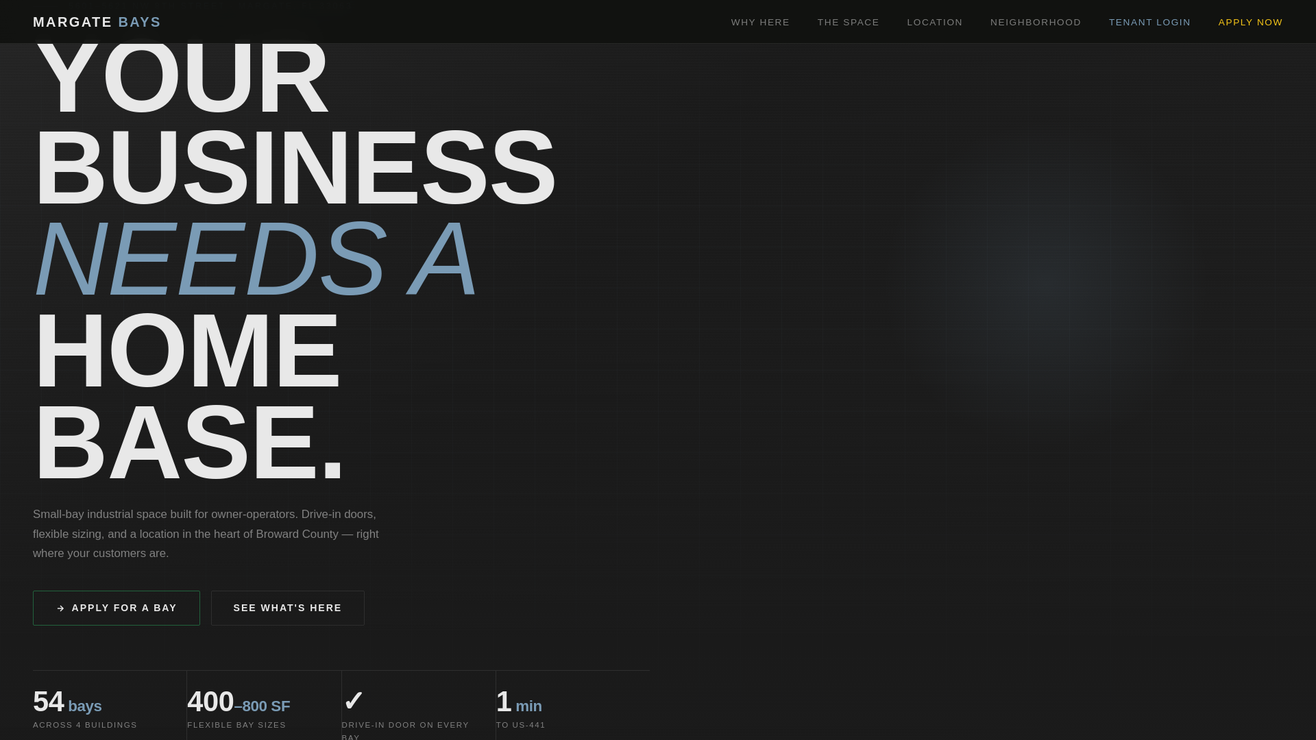 website screenshot of https://margatebays.com/