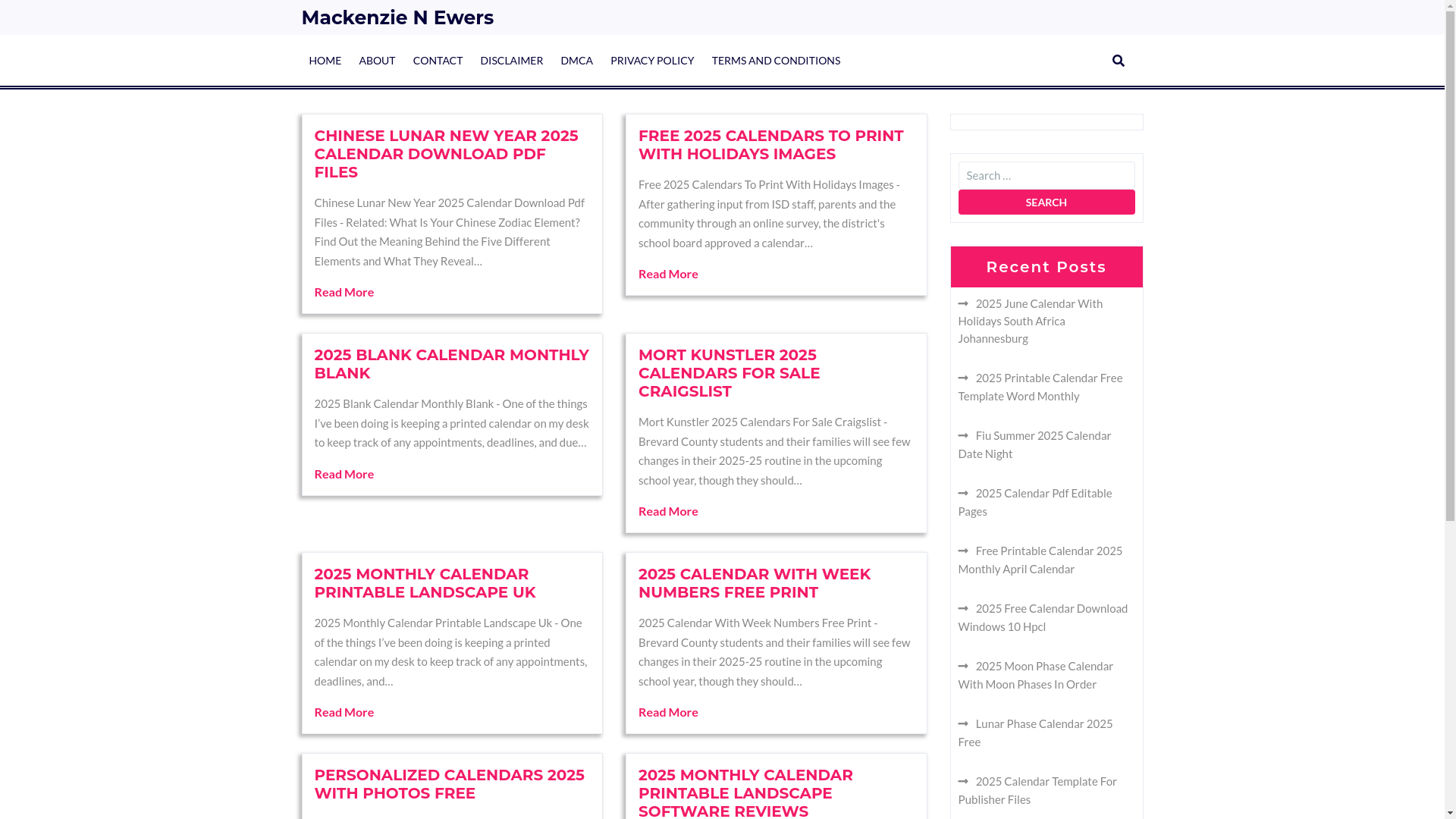 website screenshot of https://mackenzienewers.pages.dev/