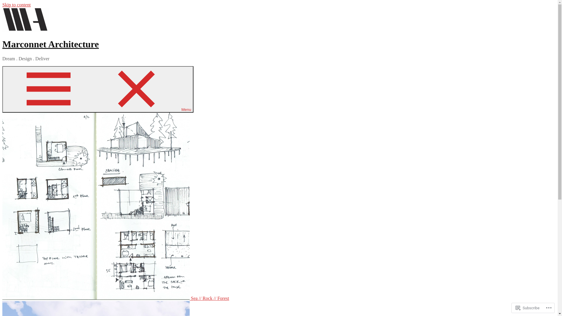 website screenshot of https://marconnetarchitects.com/