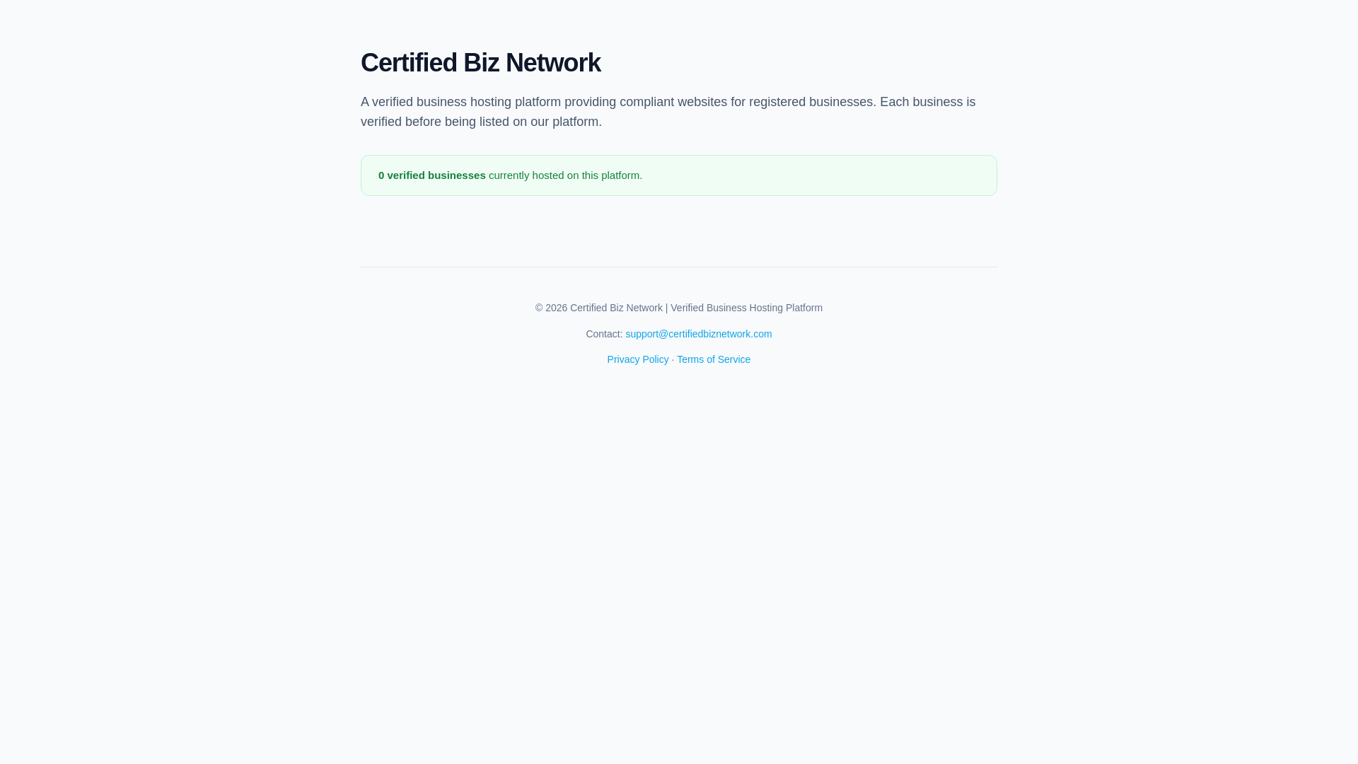 website screenshot of https://trustedenterprisenetwork.com/