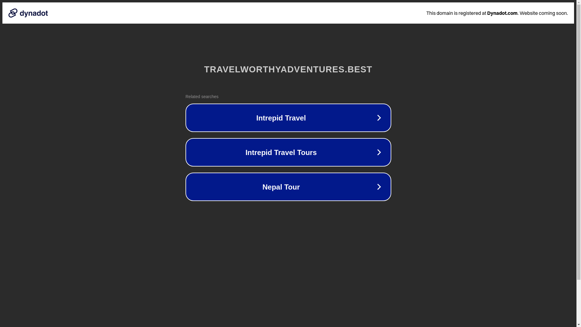 website screenshot of https://travelworthyadventures.best/