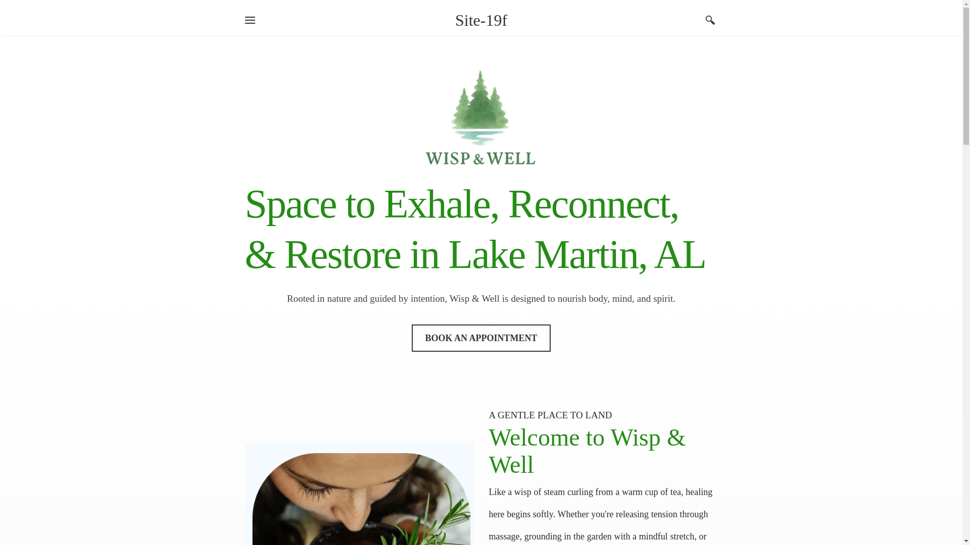 website screenshot of https://wispandwellspa.com/
