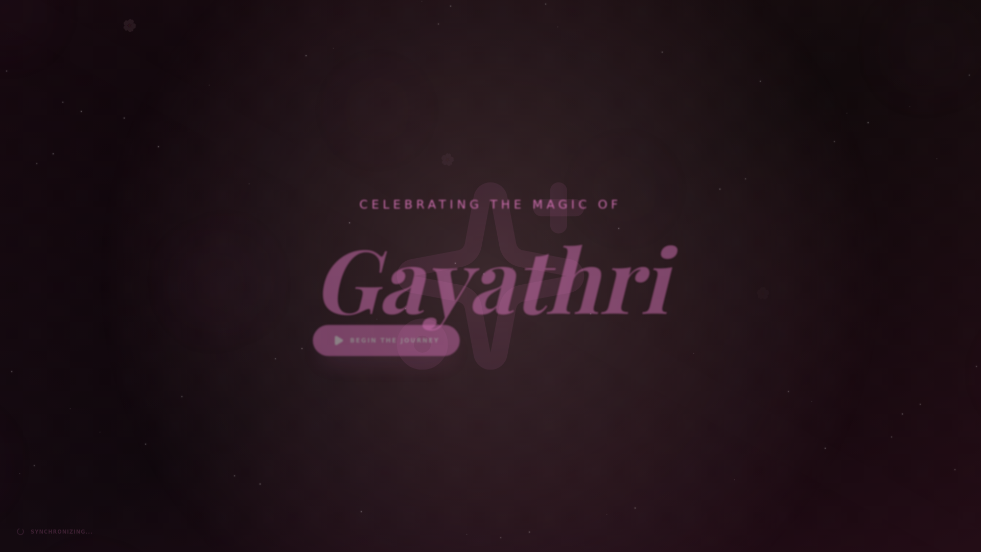 website screenshot of https://happy-birthday-gayathri.baby/
